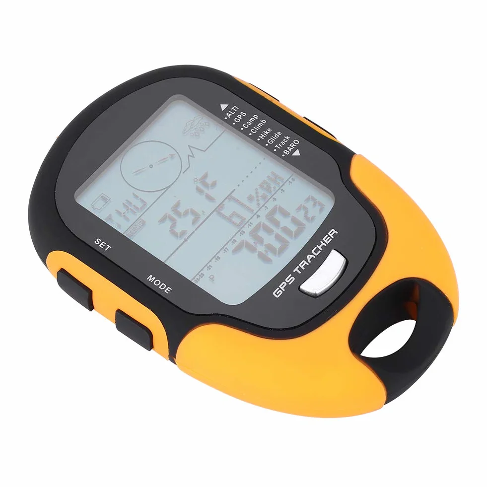 Baromètre Altimètre Numérique GPS Portable Rechargeable USB pour Alpinisme Extérieur
