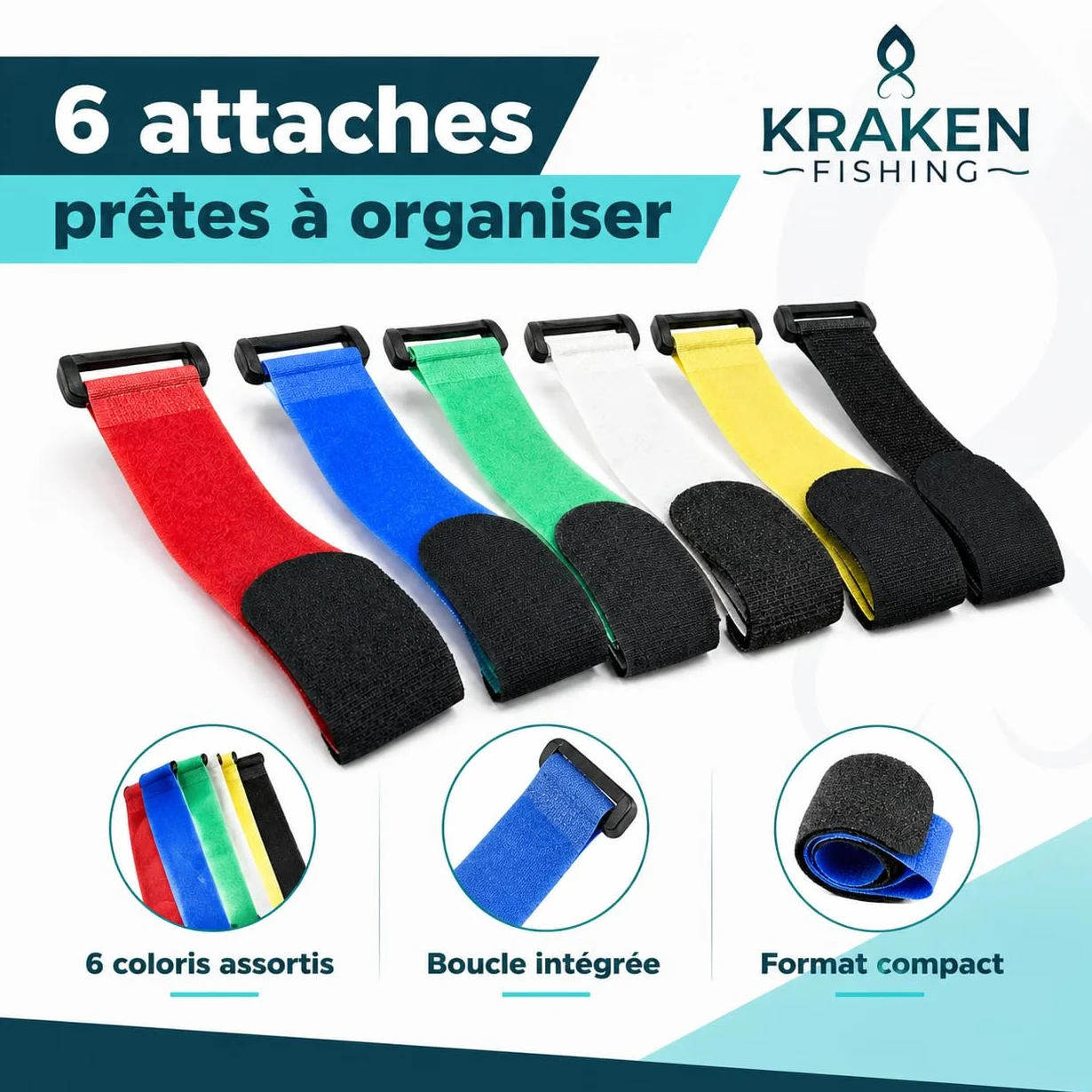 Lot de 6 Scratch pour Canne à Pêche - Transport et Stockage Sécurisé