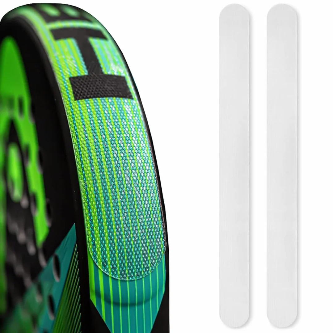 Protecteur de Batte de Cricket Transparent Surface Rugueuse Multi Grains Protection maximale 2 pcs