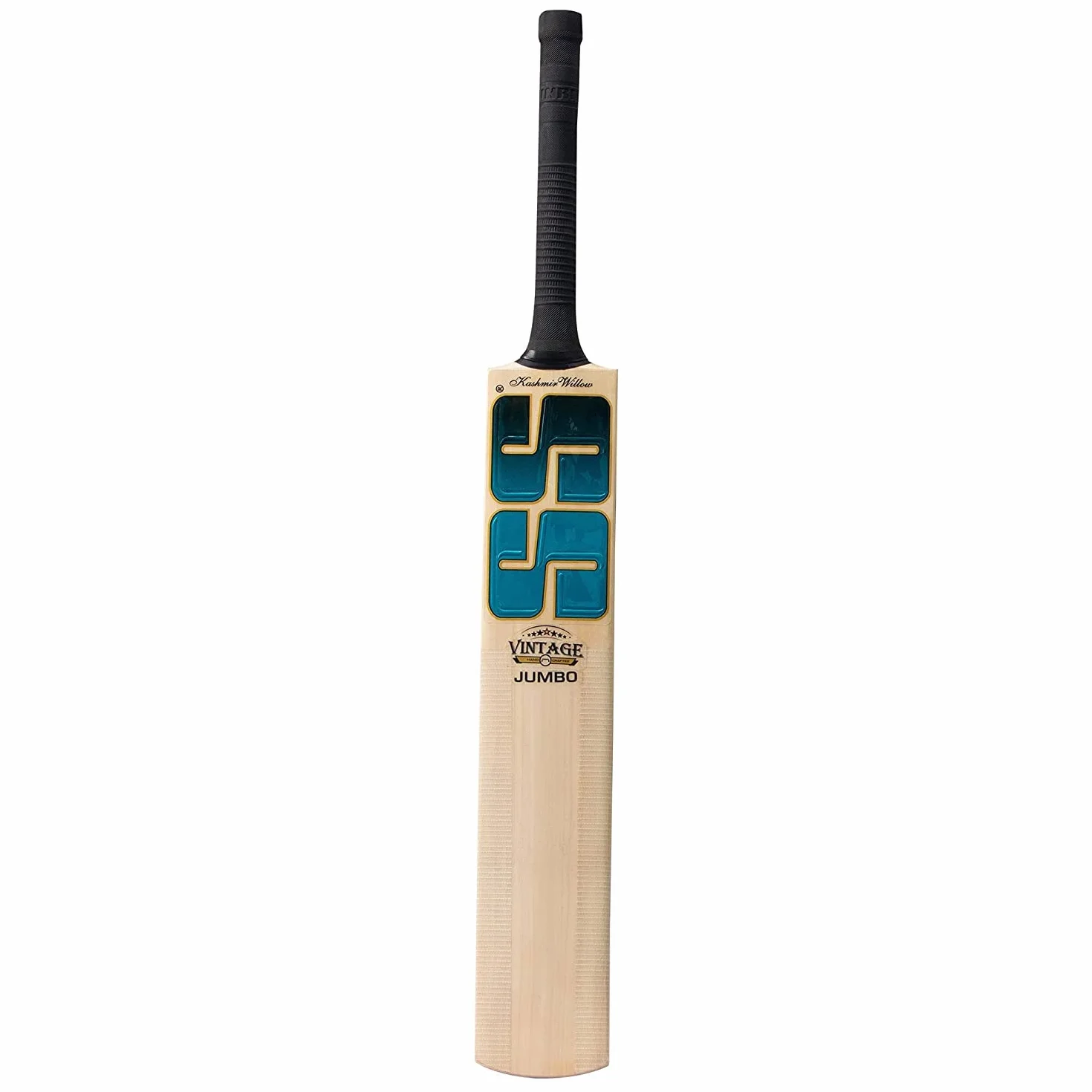 Batte de Cricket Vintage Jumbo Beige Poignée Courte