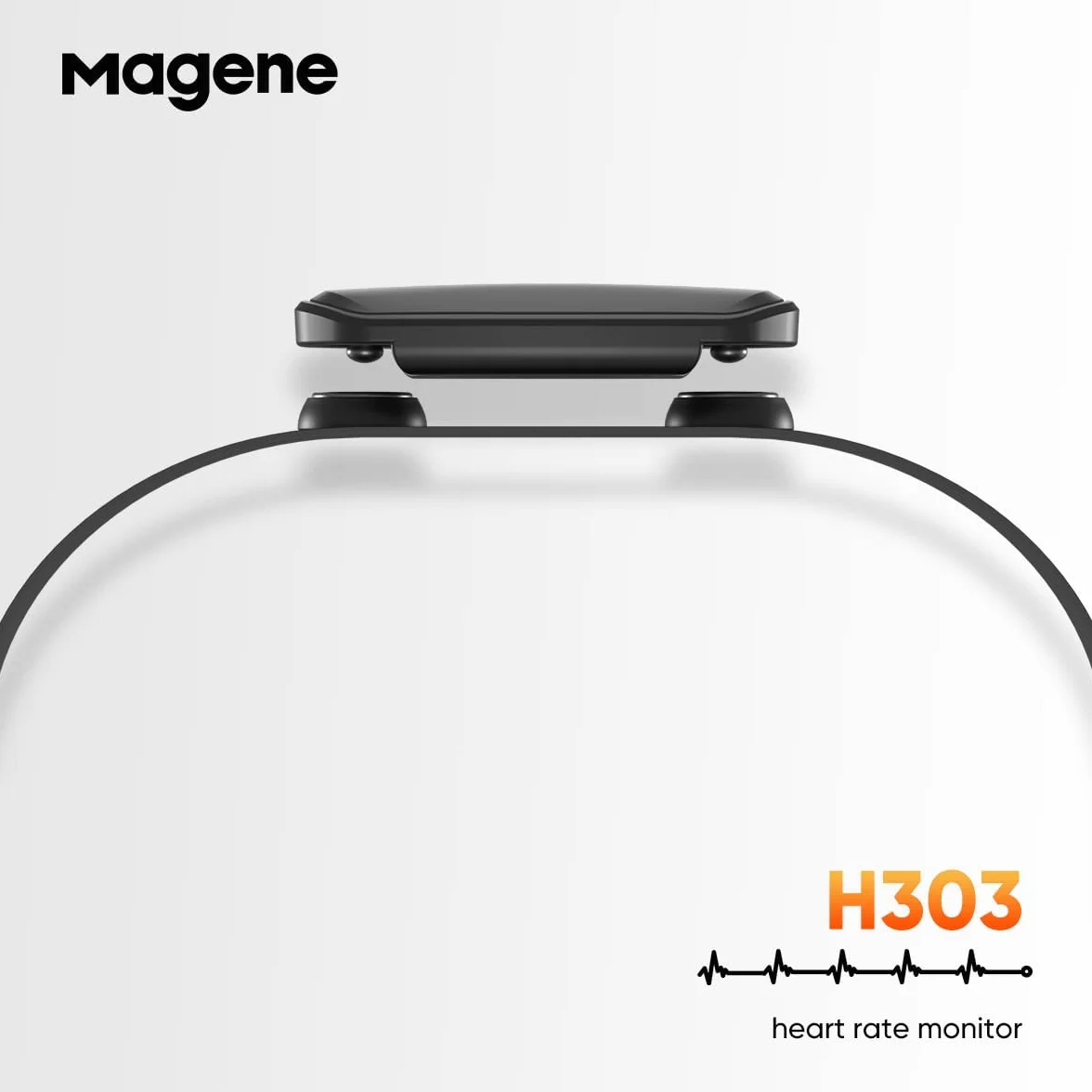Magene H303 Heart Rate Monitor Chest Strap Ant+ Bluetooth iOS Android