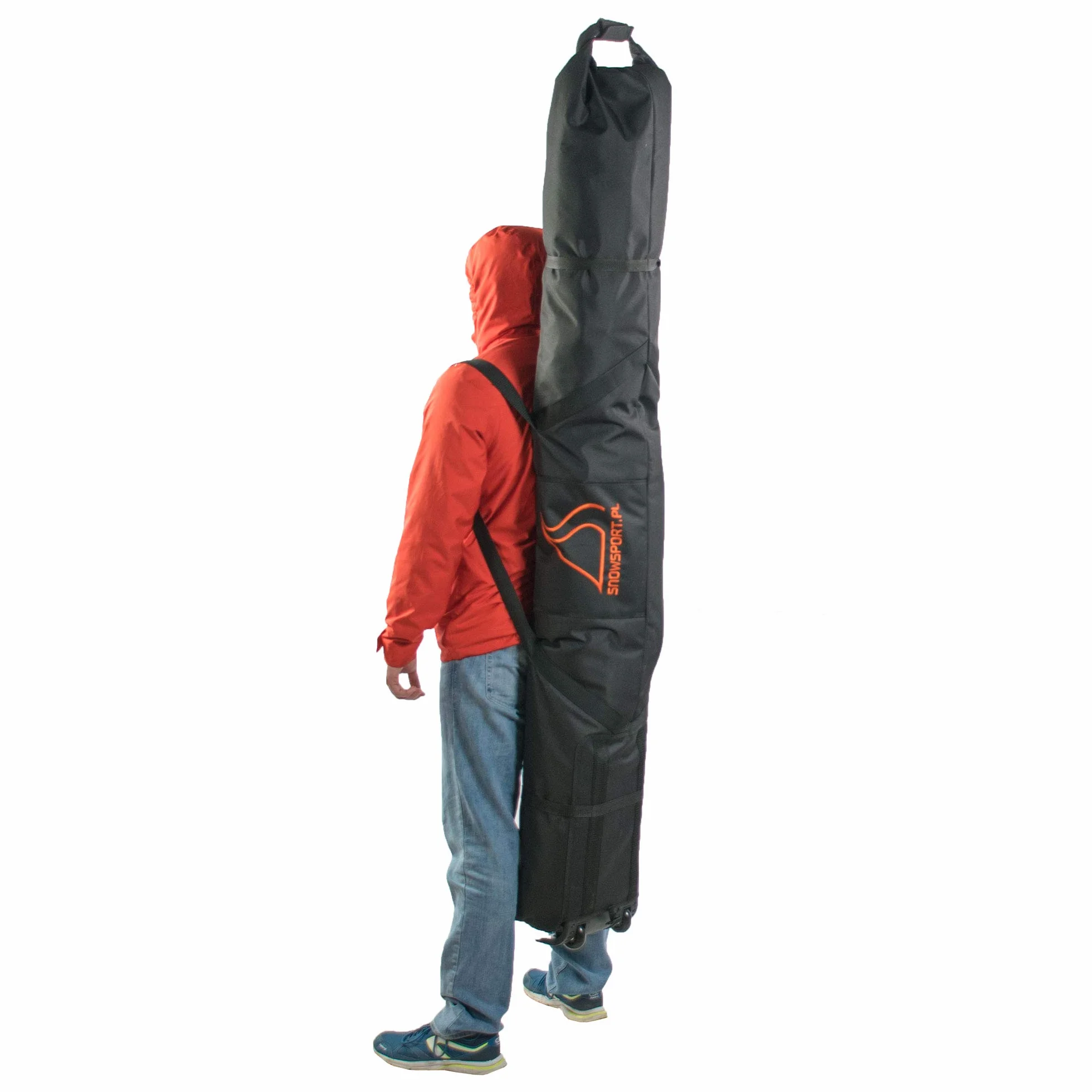 Snowsport Double sac de ski avec roulettes pour 2 paires de skis voyage avion