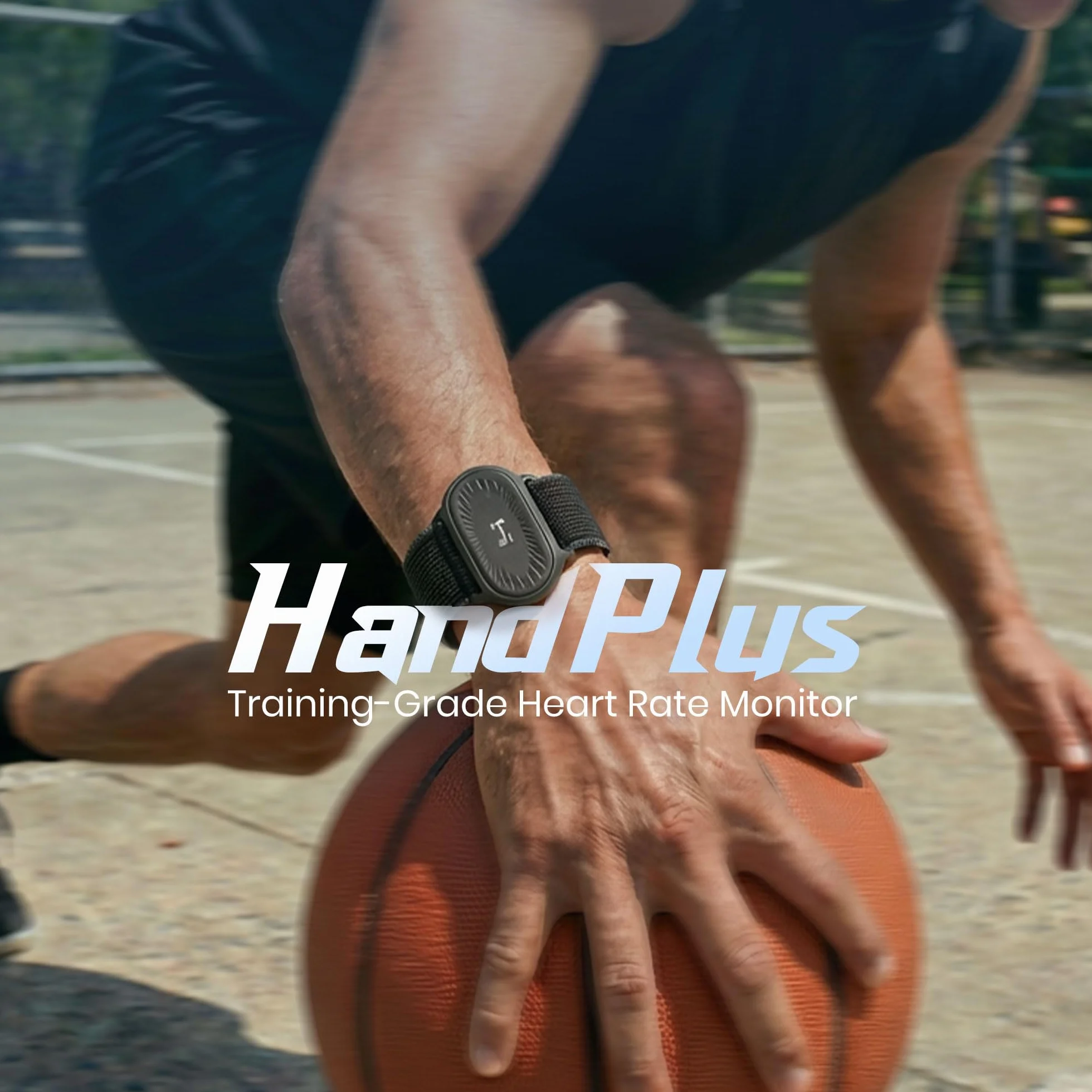HandPlus Moniteur de fréquence cardiaque optique avec Bluetooth ANT+, stockage 72h
