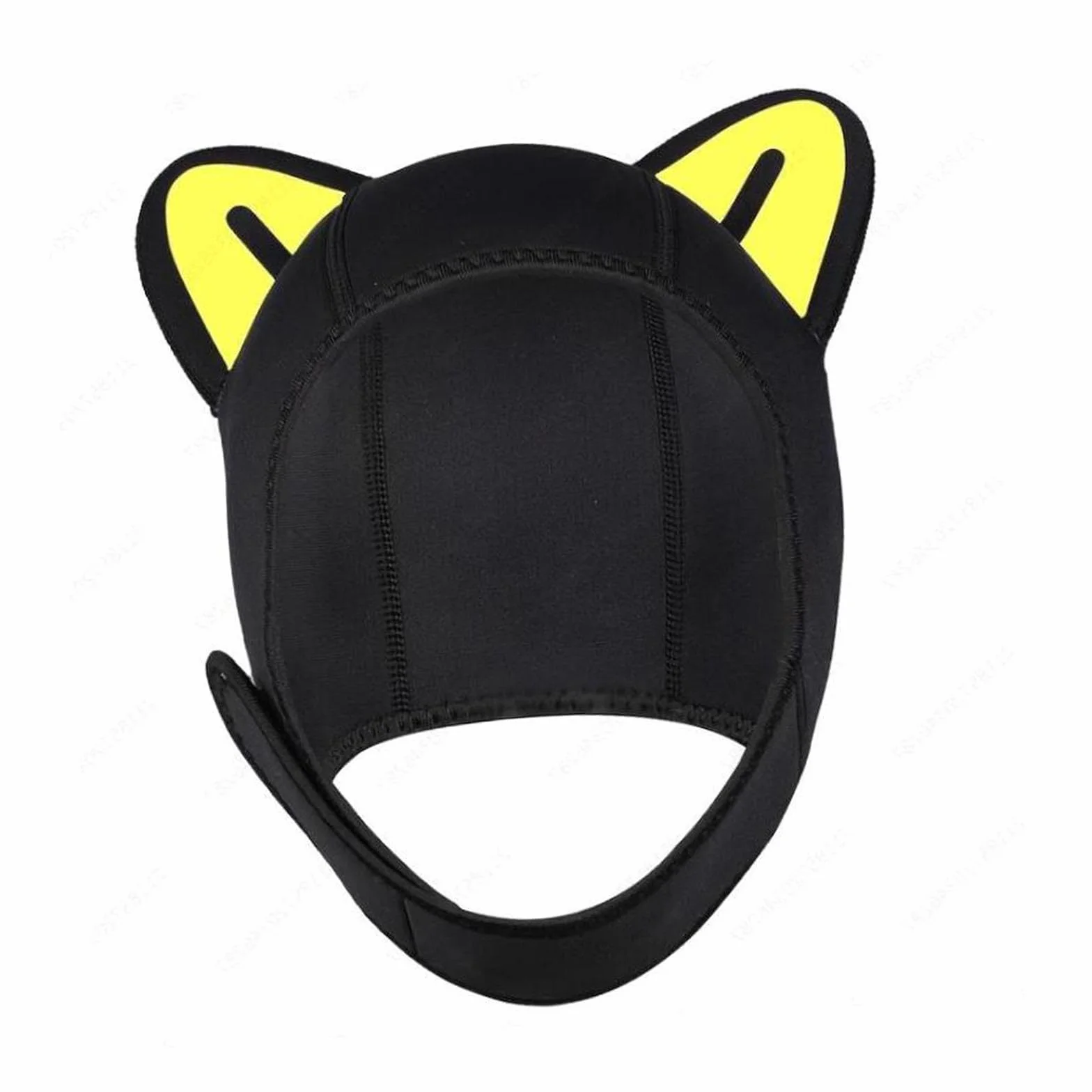 rockible Cagoule de plongée Oreilles de Chat, Bonnet de Natation, Capuche en néoprène pour Kayak