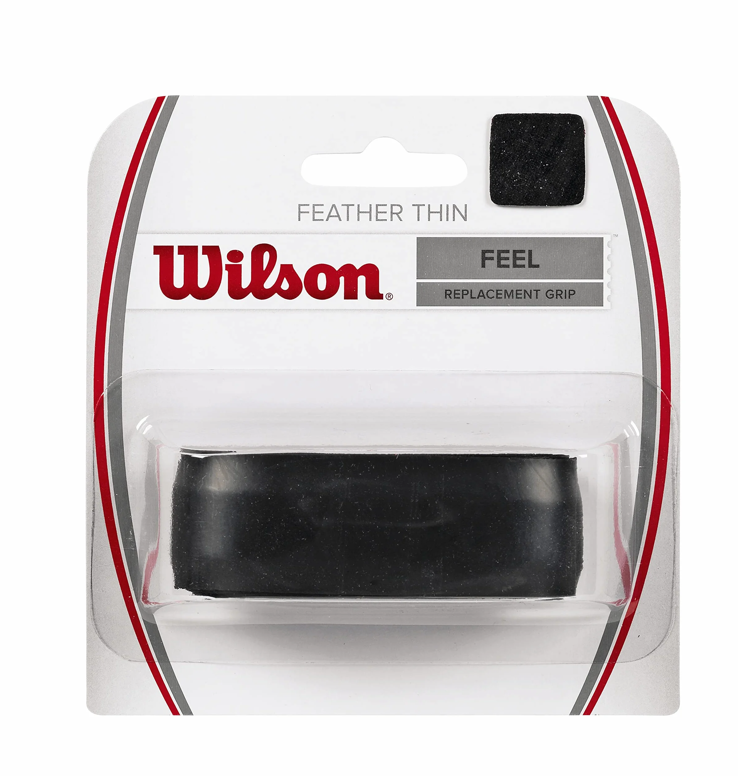 Wilson Bande de Maintien Featherthin Grip Noir WRZ4204BK Taille Unique