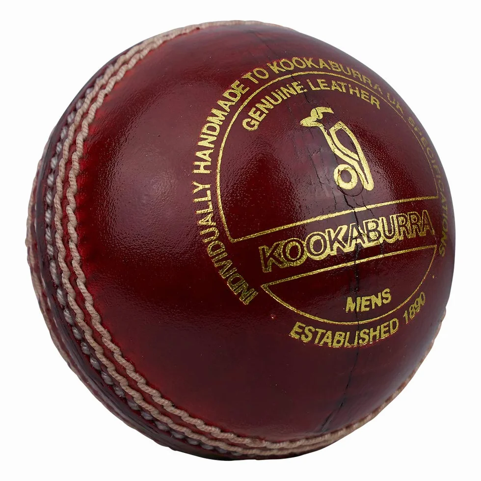 KOOKABURRA County Star Balle de Cricket Rouge