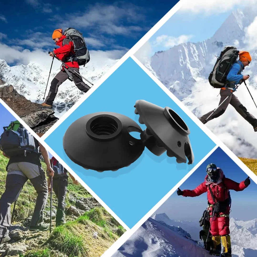 Protecteur de Pointe de bâton de Marche, Panier de Boue de Ski de Neige pour bâtons de randonnée, 8 pièces