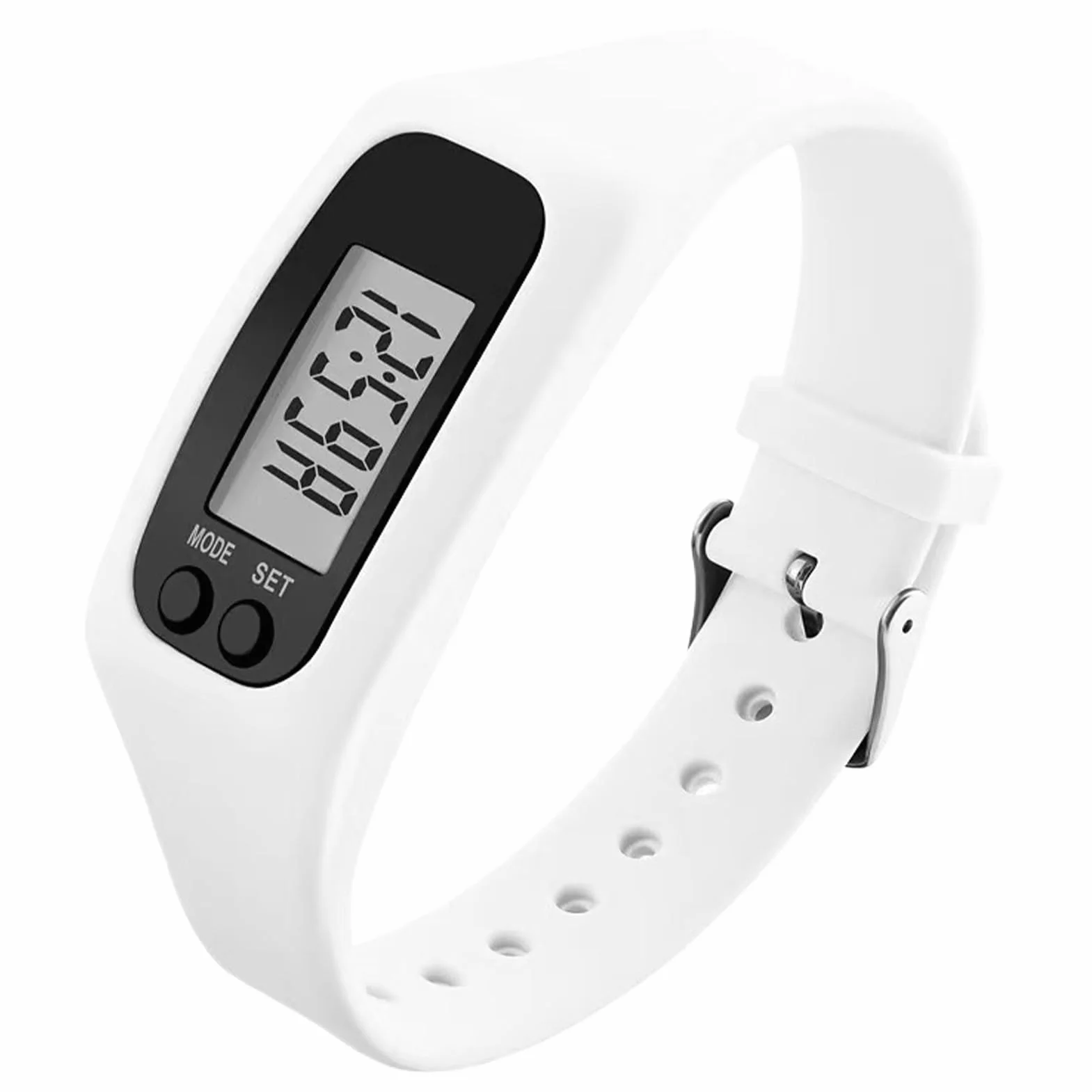 Montre Podomètre Grand Écran Compteur de Pas et Calories Sans Téléphone Ni Application pour Hommes Femmes Seniors