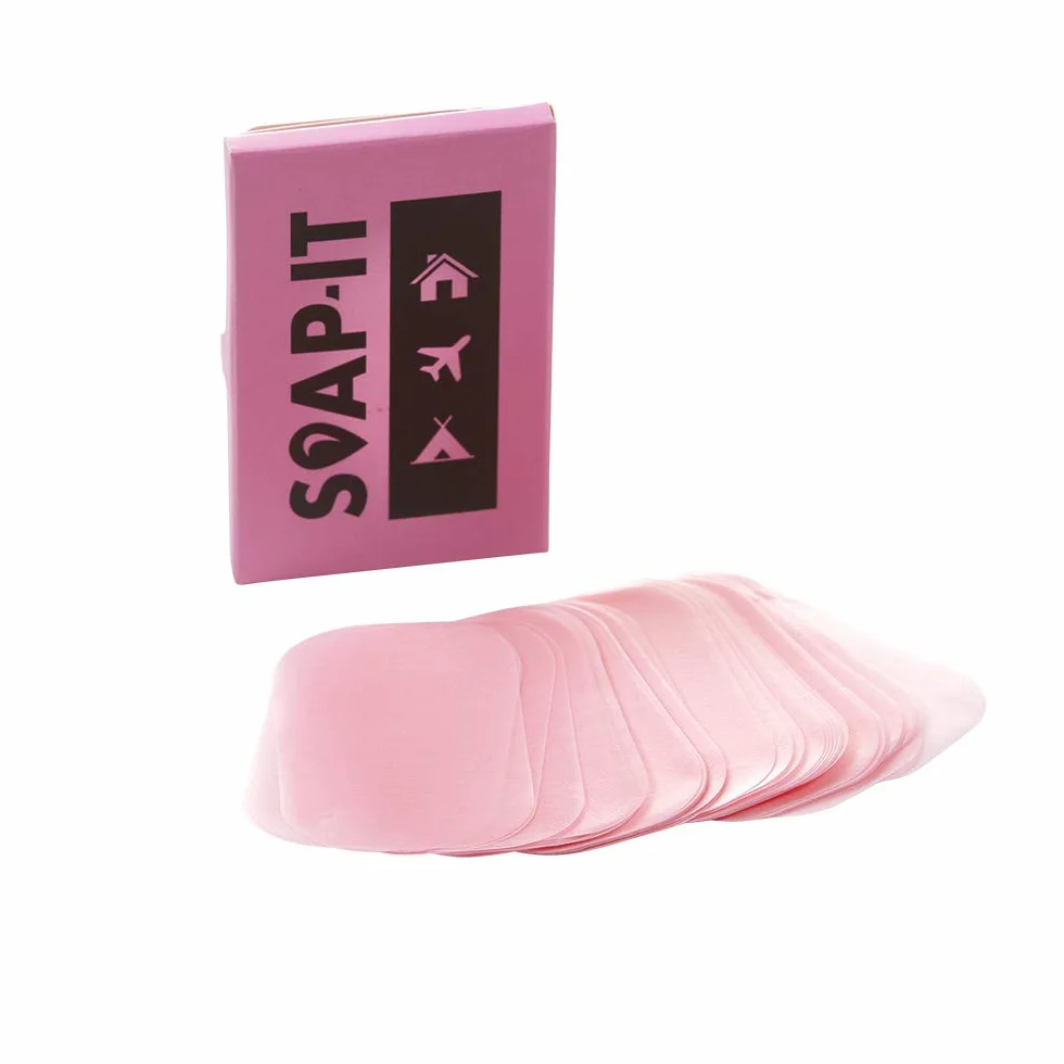 Papier savon portable 150 feuilles mini savon voyage