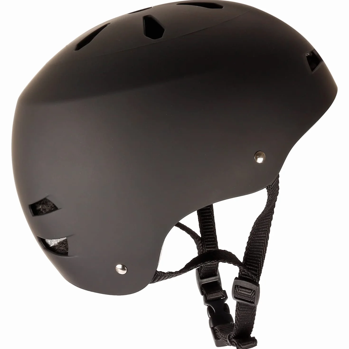 Mach1 Casque de skate noir mat – Casque pour skateboard, BMX, longboard, patins à roulettes, vélo