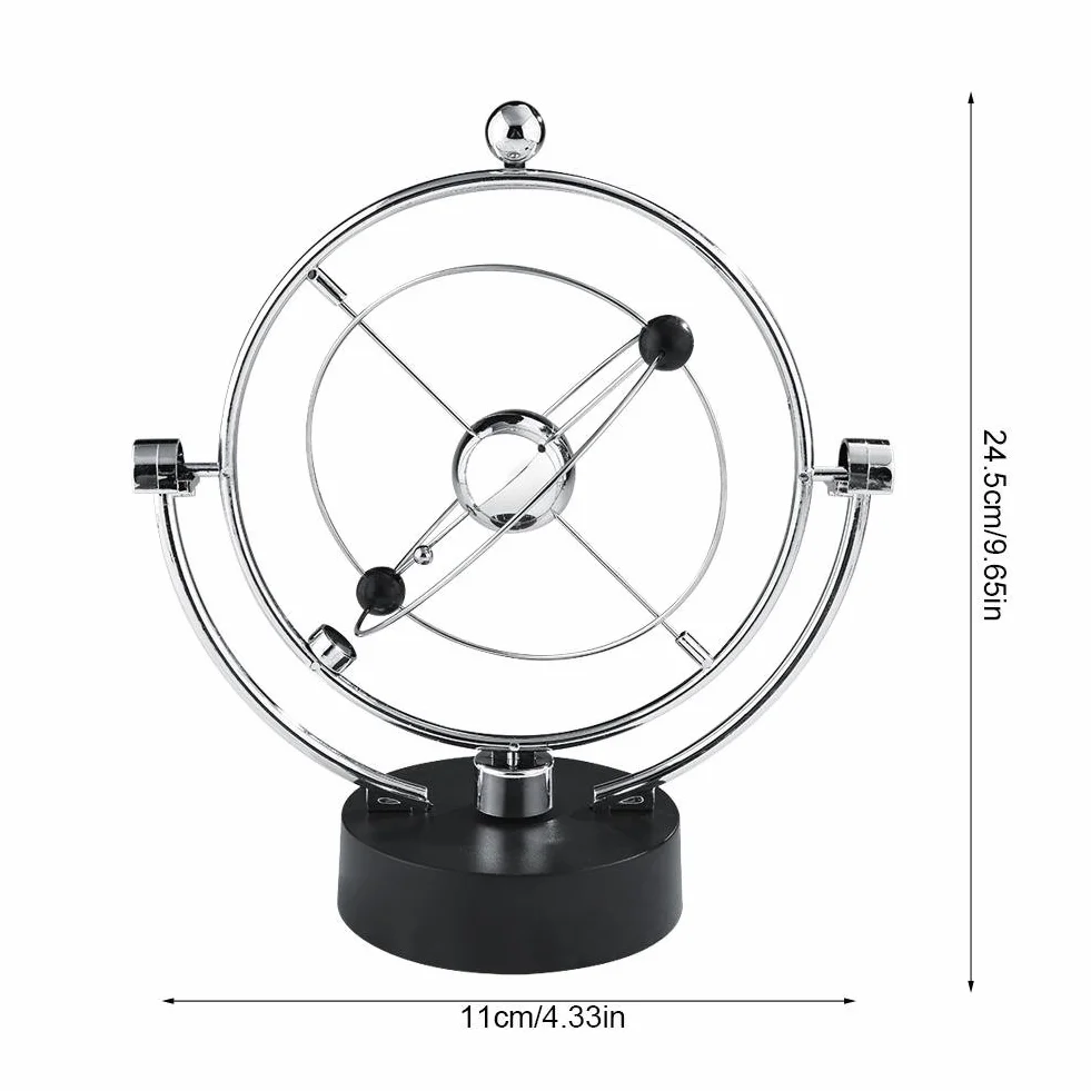 Delaman Swing Ball Craft Celestial Body Kinetic Movement Orbital Electric Wiggler A603