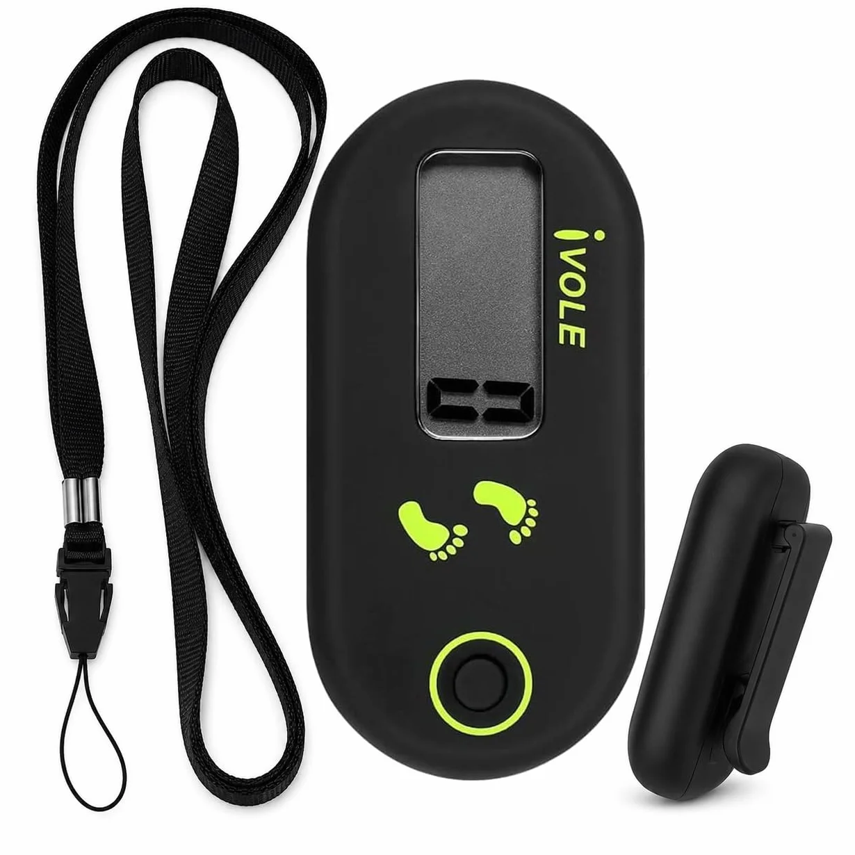 Podomètre 3D Numérique Portable avec Clip pour la Marche