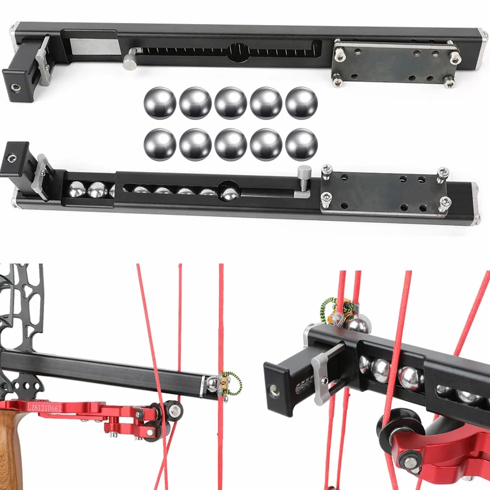 Wolfman Lanceur de Billes d'acier pour Arc à poulies Double Usage, Alimentation Automatique 12 mm