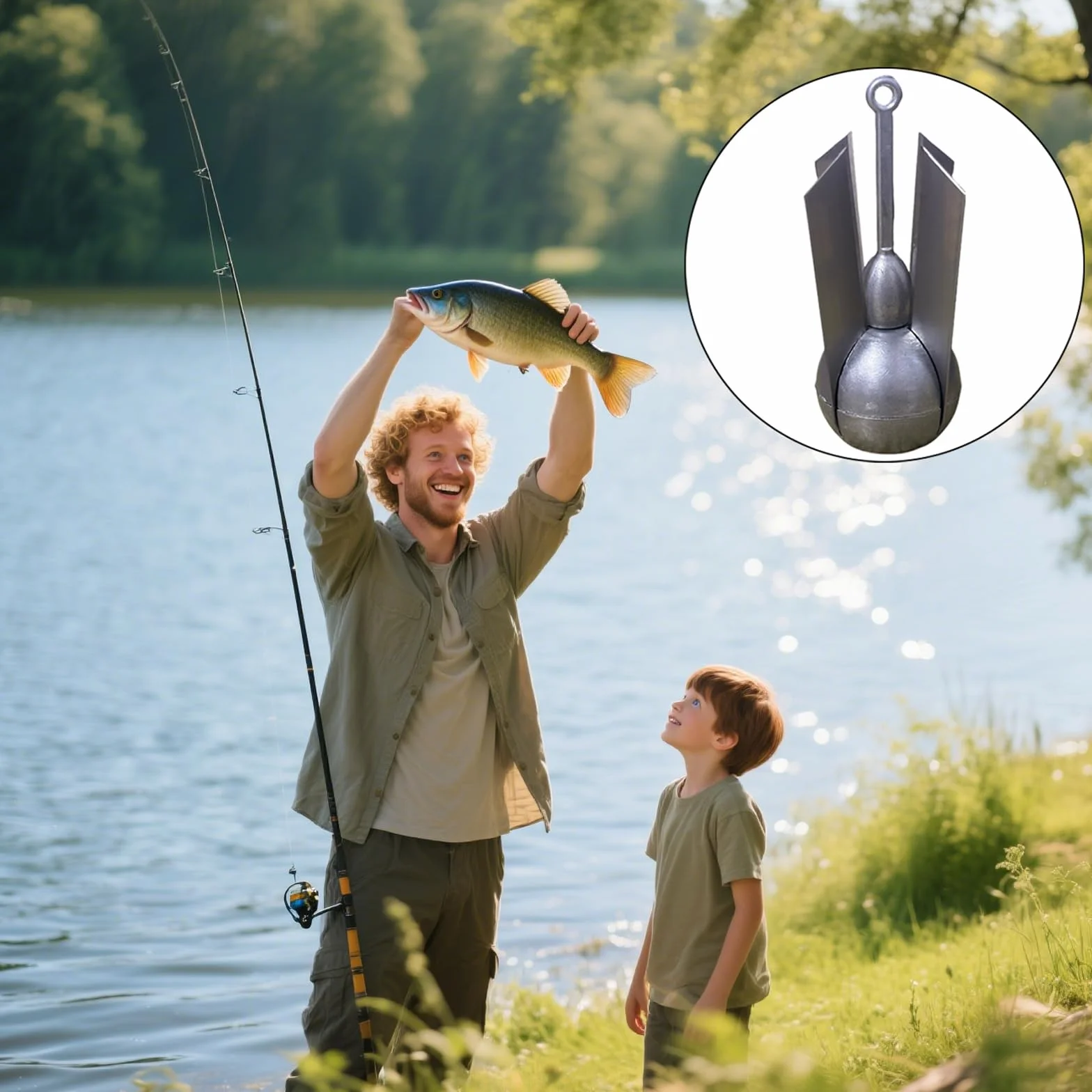 Couteau à Herbe d'Eau de Pêche, Outil de Désherbage Pliable en Acier Inoxydable Antirouille