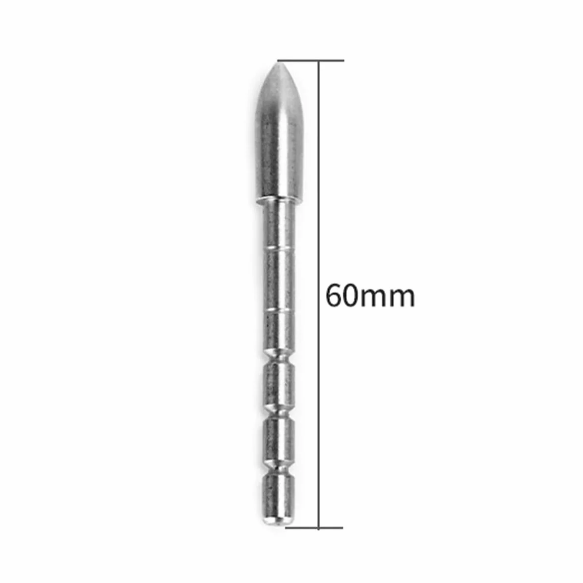 Sarini Pointe de flèche 4,2 mm Acier 120 Grains pour tir à l'arc ID 4,2 mm