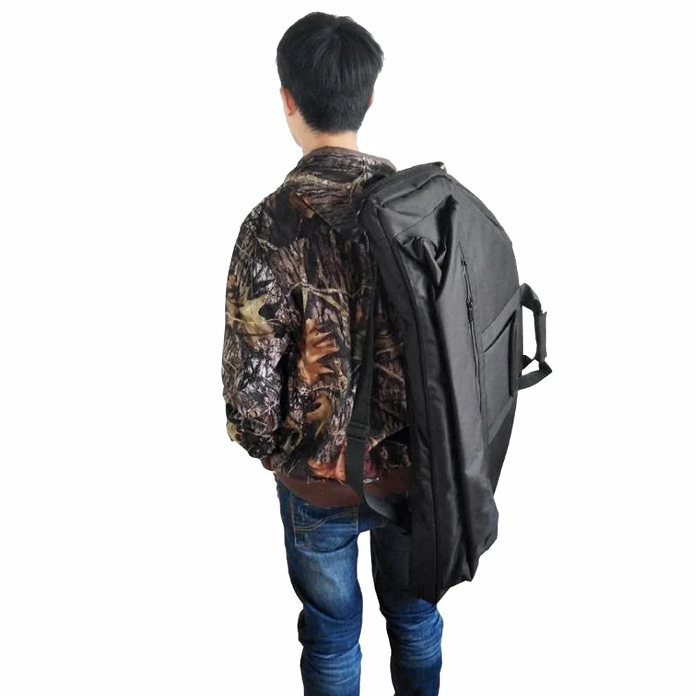 Sac Housse de Protection Noir pour Tir à l'arc sur Toile 115 x 45 x 4 cm Portable