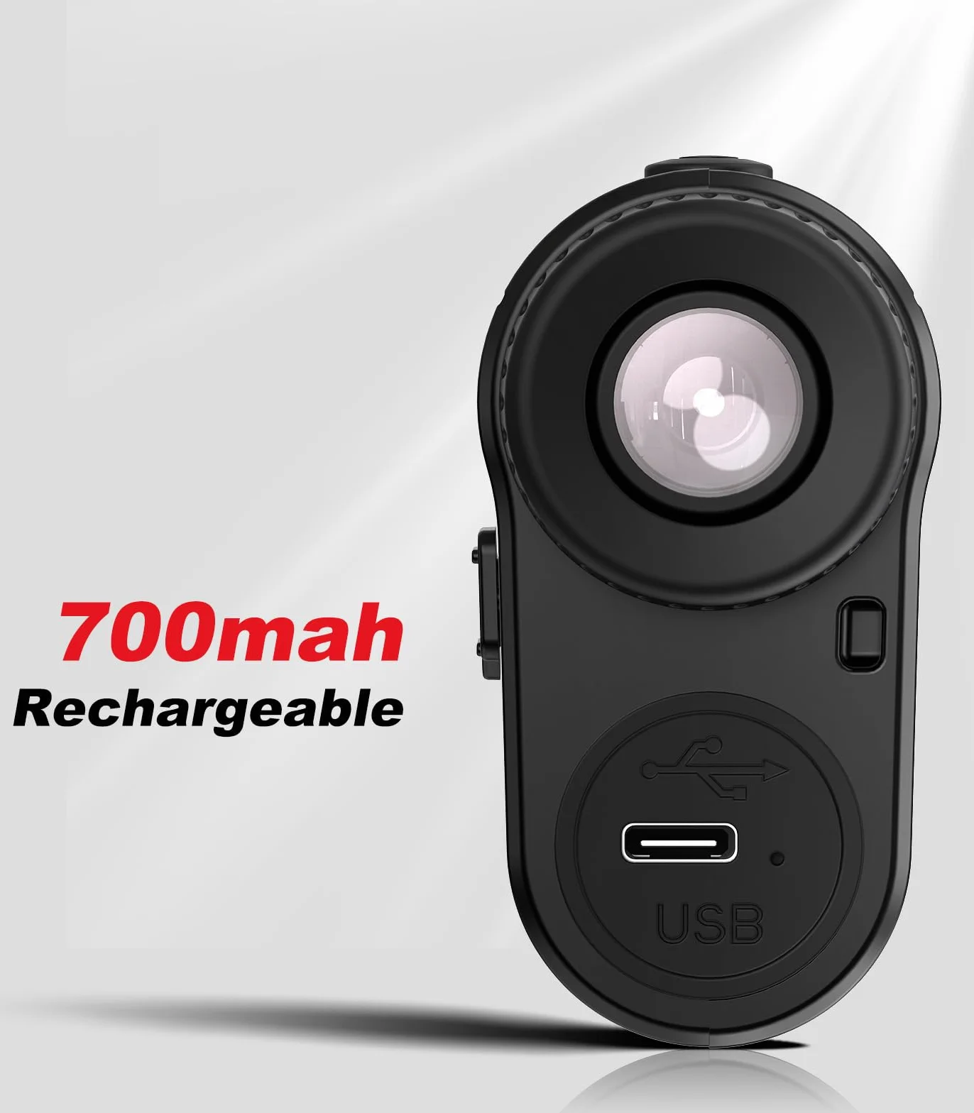 Télémètre de golf avec pente 914 m grossissement 6x vibration verrouillage mât de drapeau rechargeable