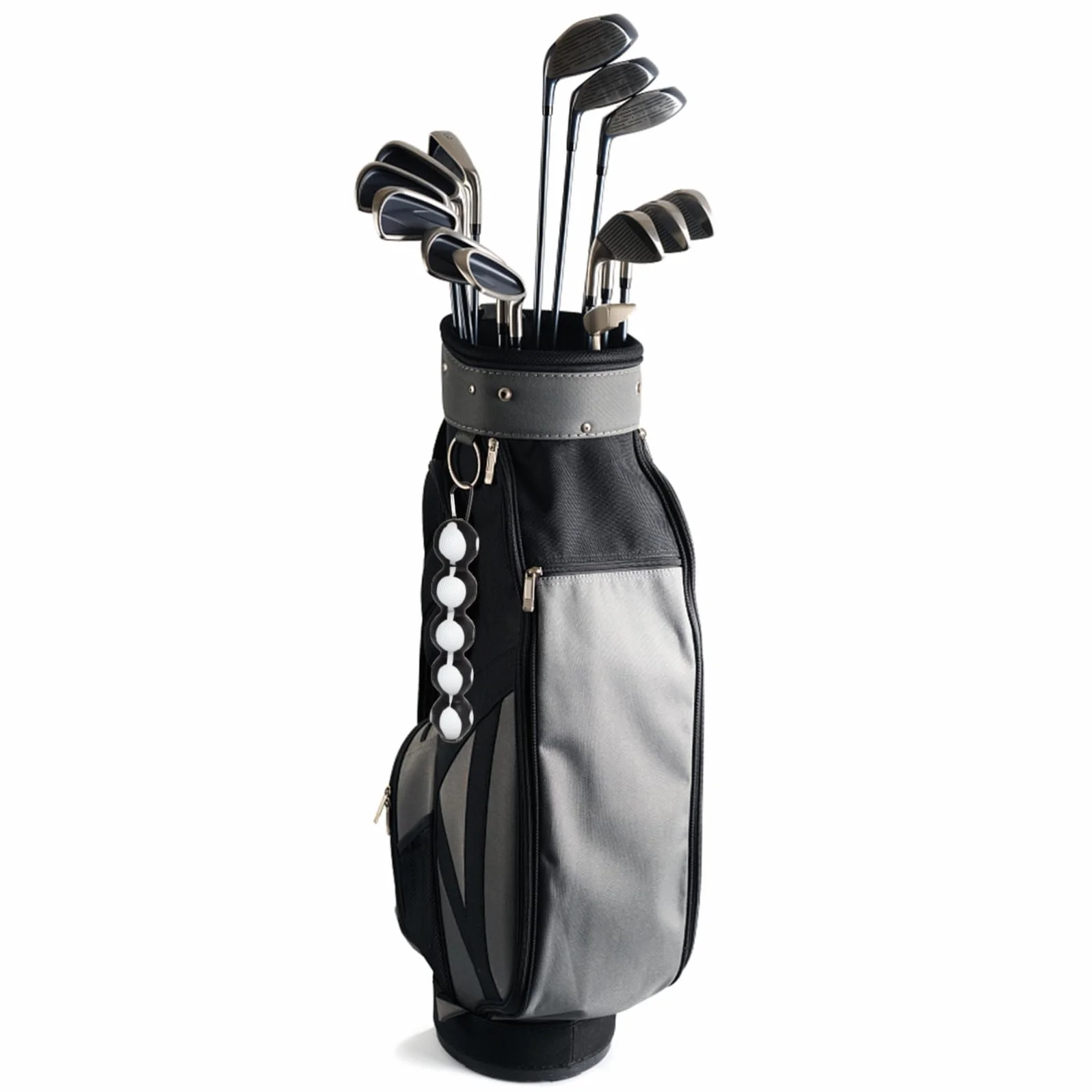 Porte-balles de Golf en Silicone Noir Élastique Résistant Hommes