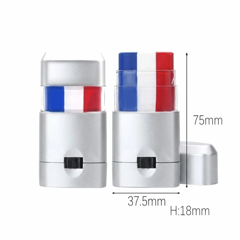 Crayons Maquillage Drapeau France Bleu-Blanc-Rouge pour Euro Monde 2026