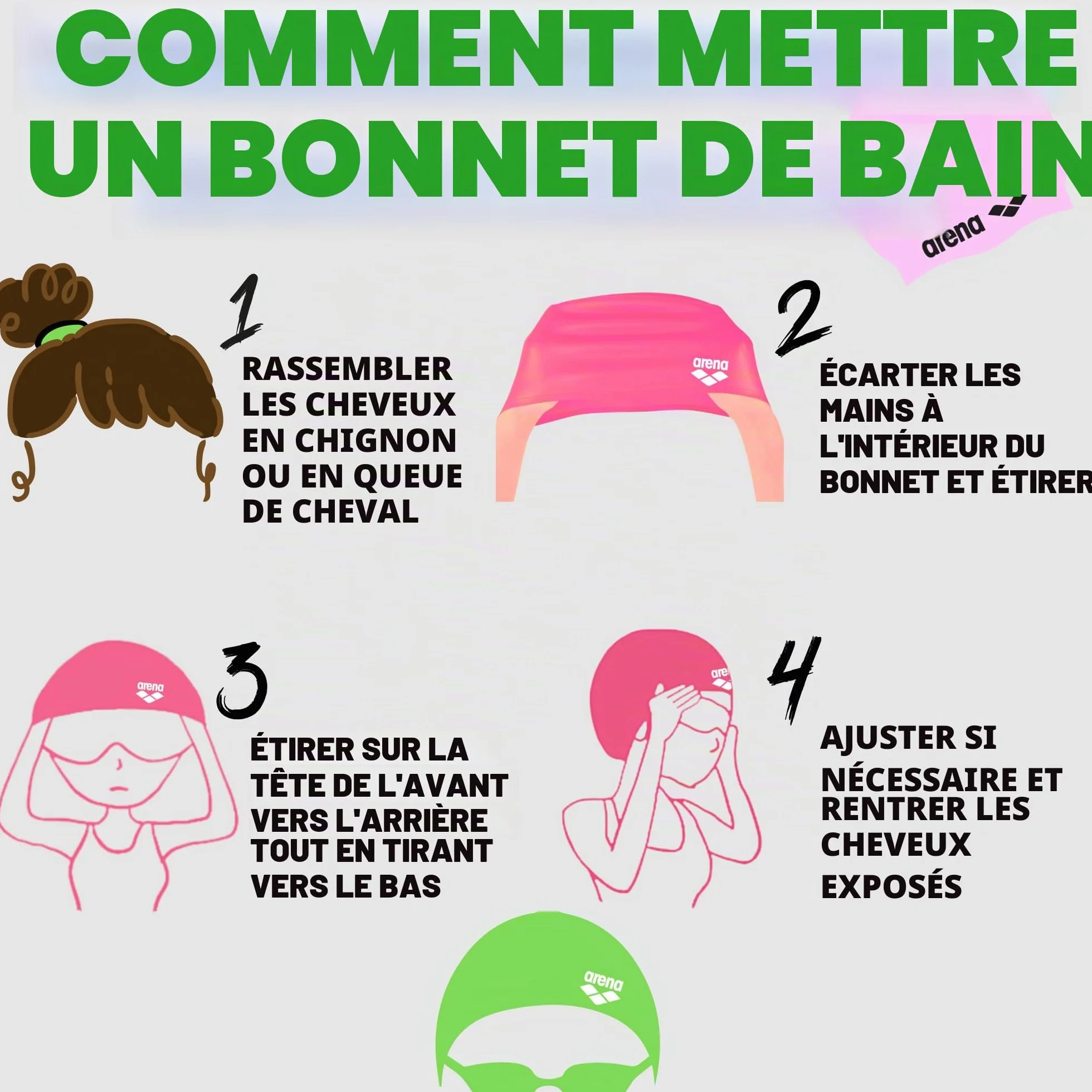 Arena Classic Silicone Junior Bonnet de Natation Unisexe avec Bord Renforcé