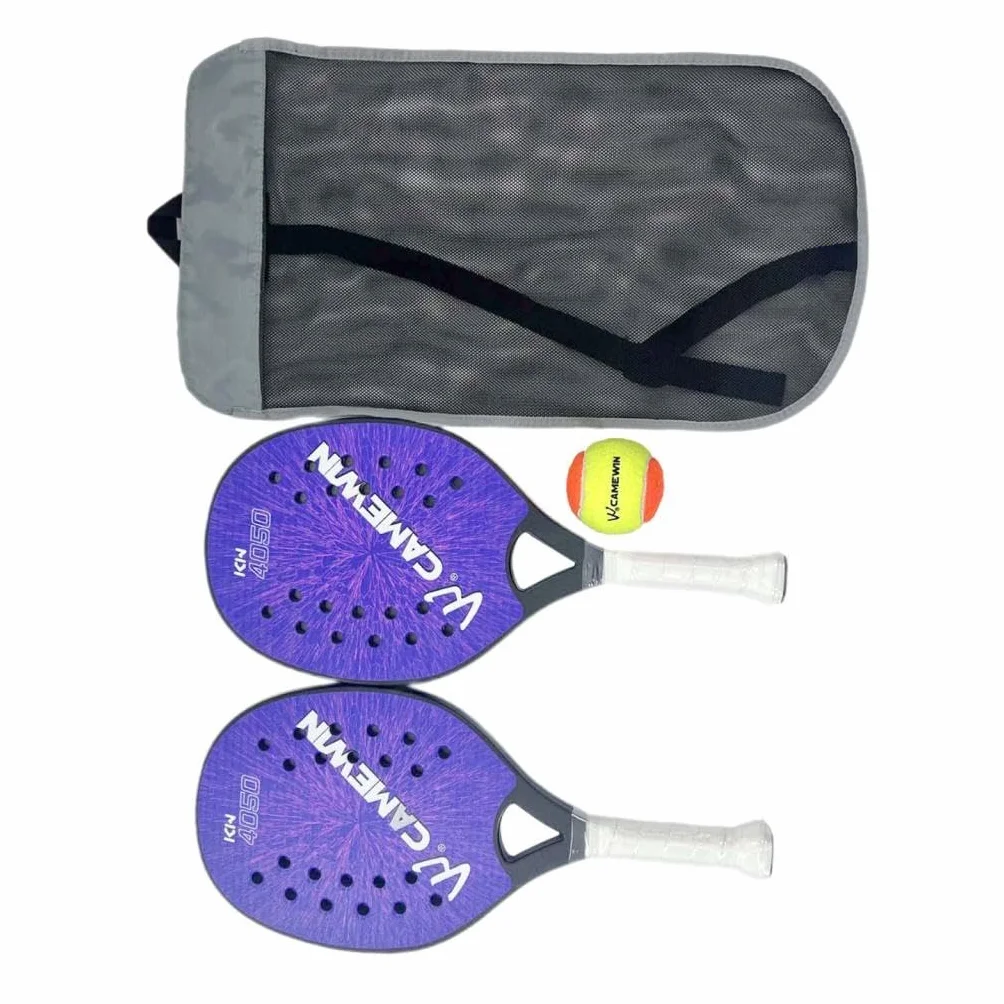 Ensemble de Raquettes de Tennis de Plage Haut de Gamme avec étui de Transport