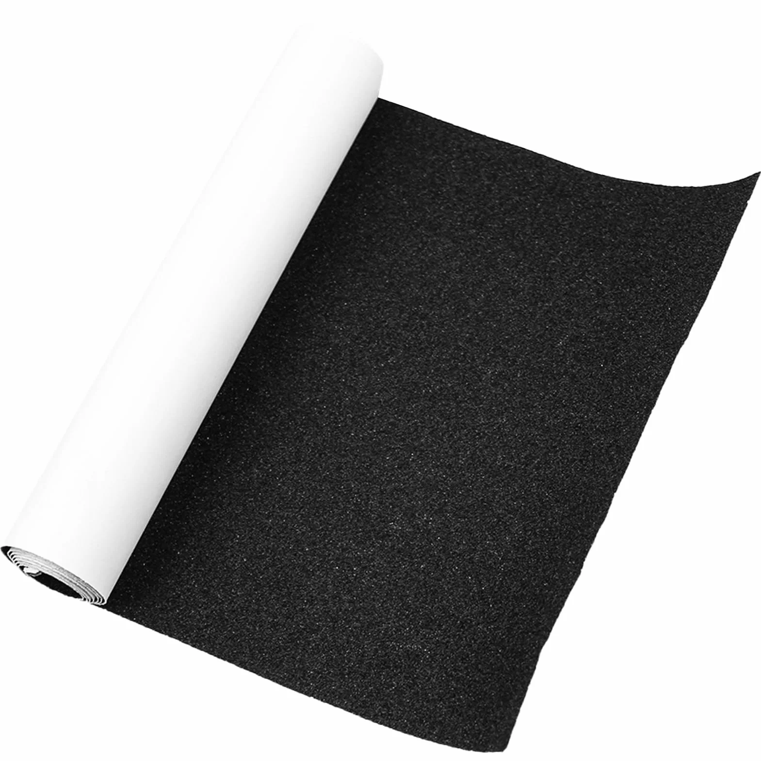 Bande antidérapante pour skateboard 81x21cm Imperméable Noir