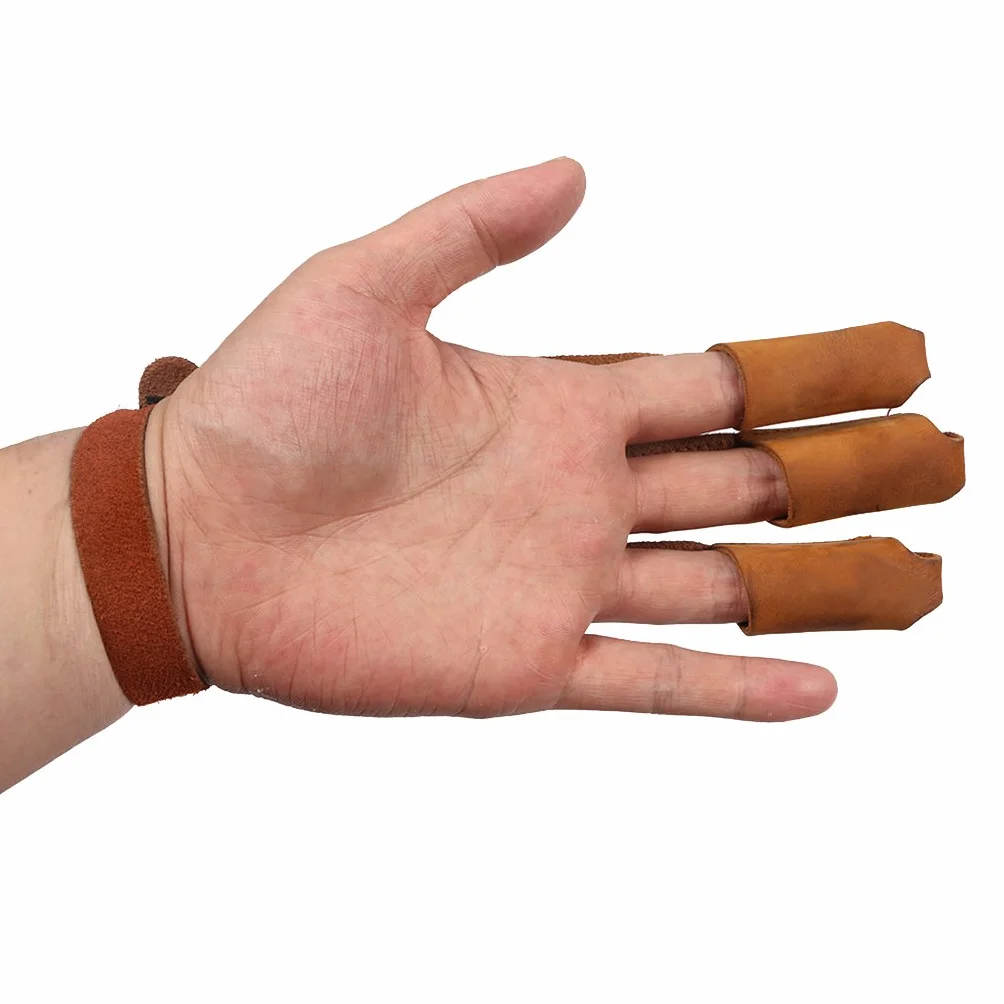 Gants à Doigts Support à Main pour Chasse Tir à Arc Accessoire