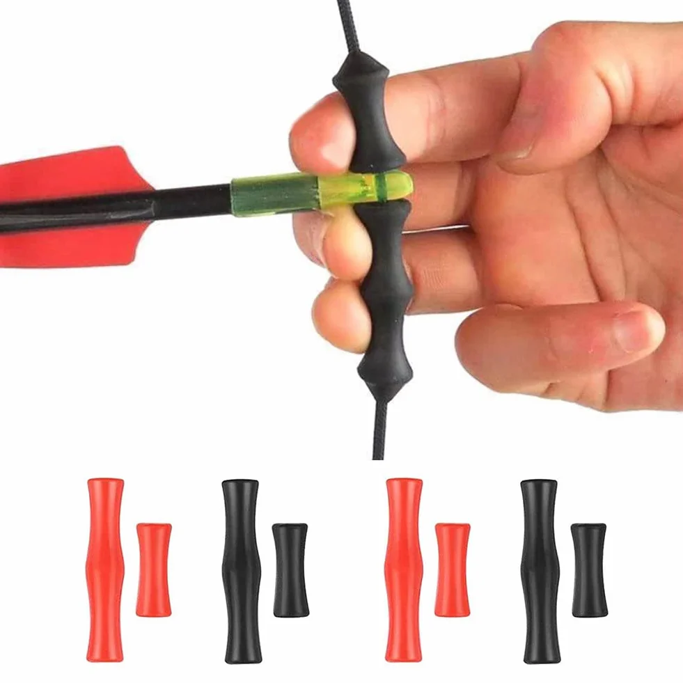 Protège-Doigts Tir à l'Arc en Silicone pour Chasse Protection Doigts