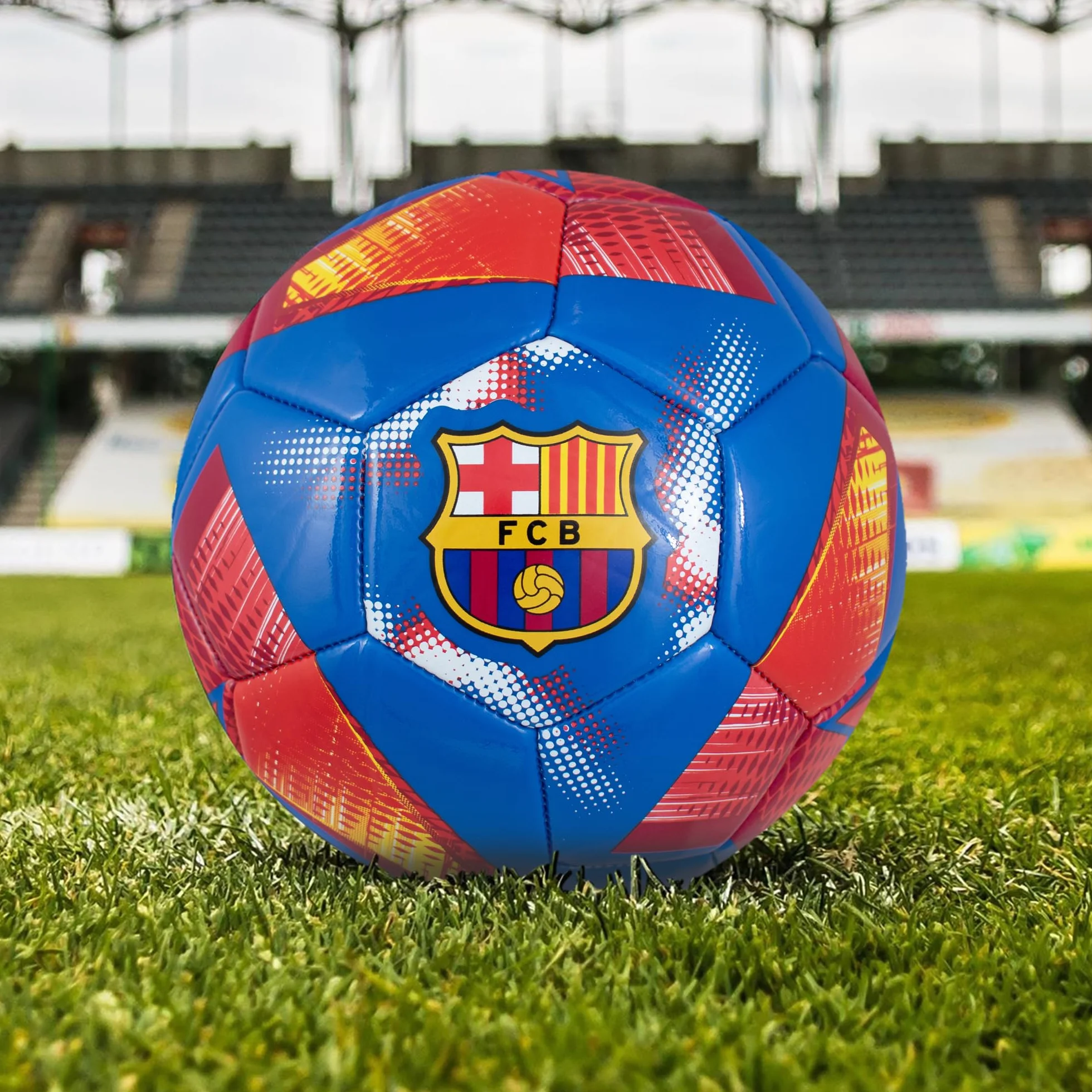 FC Barcelone Ballon de Football Officiel Taille 3 Motif Spirale Entraînement