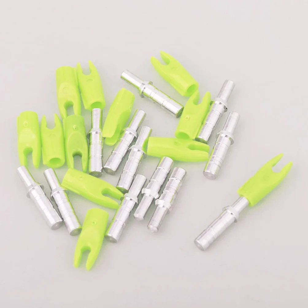 Sharplace 12 Encoches en Plastique pour Arbre de Flèche ID 4.2mm