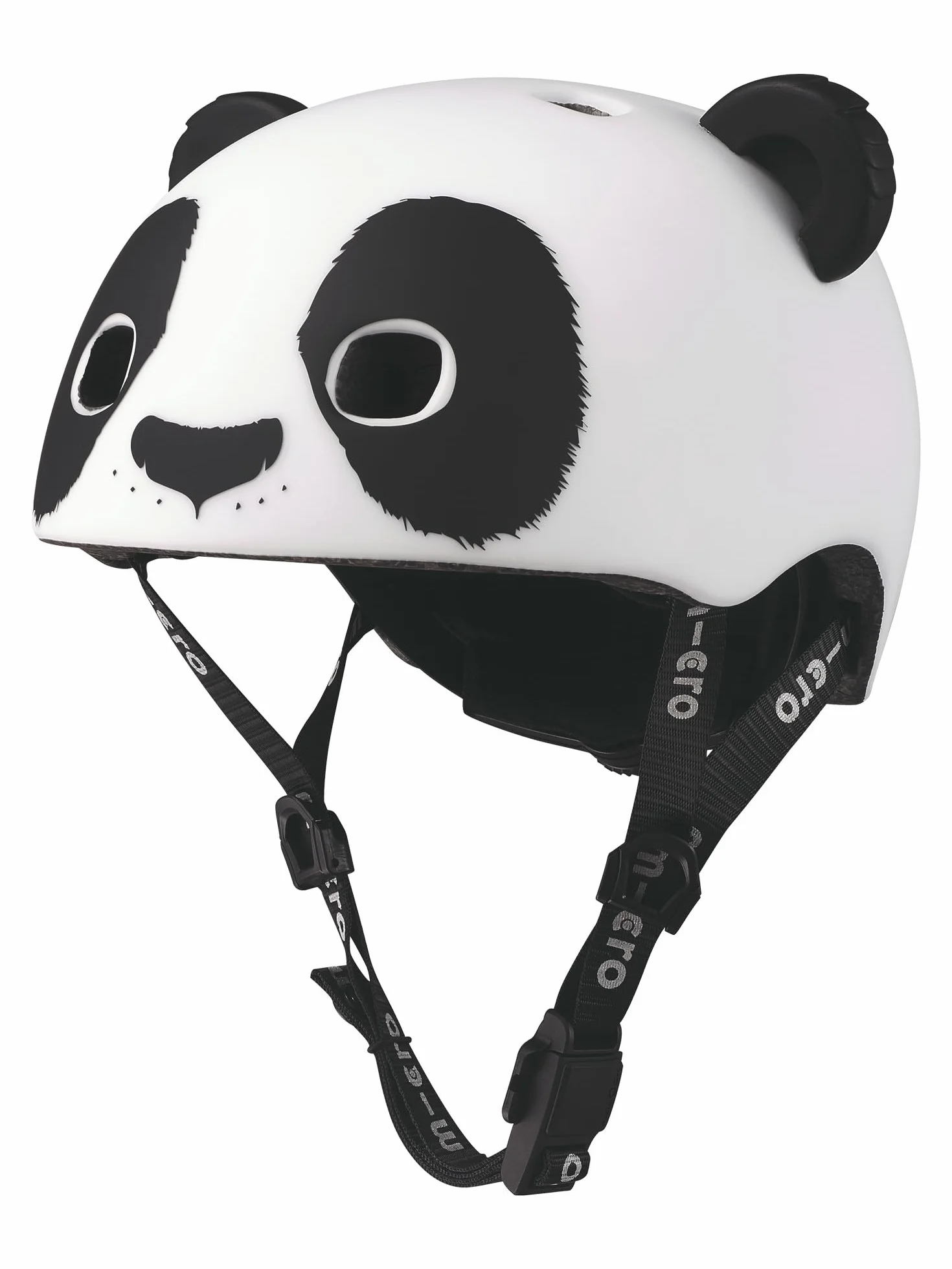Casque Panda 3D Enfants Finition Mate Boucle Magnétique Lumière LED Intégrée Taille XS 2-5 Ans