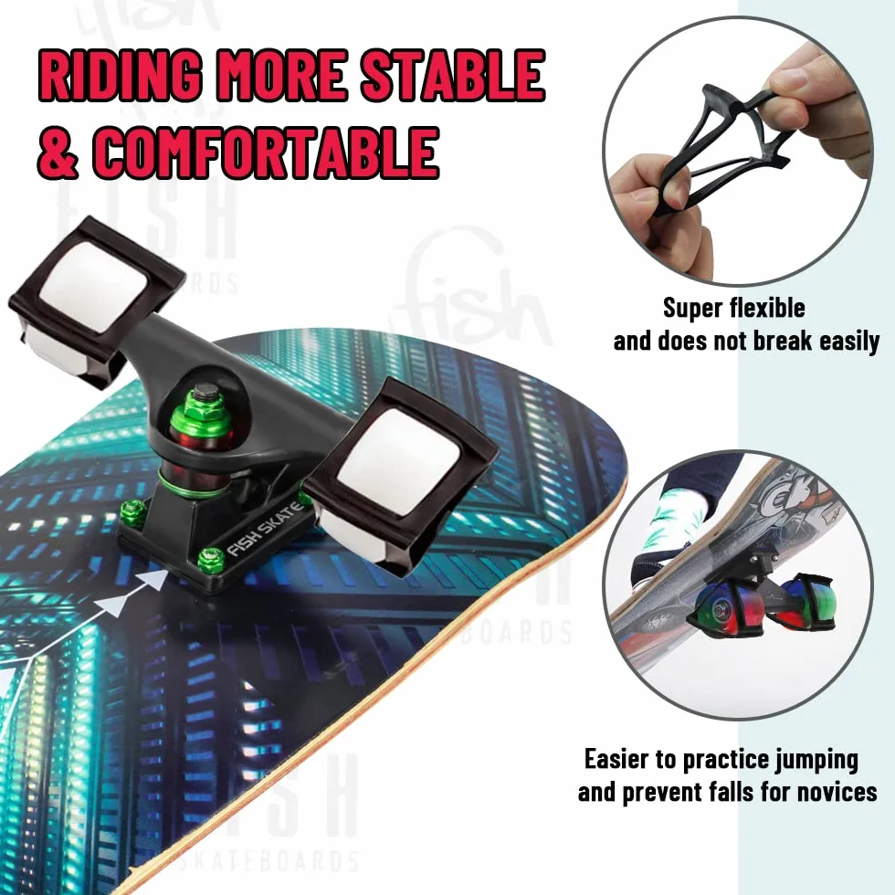 Skateboard Trick Trainer Caoutchouc Accessoire de Skateboard
