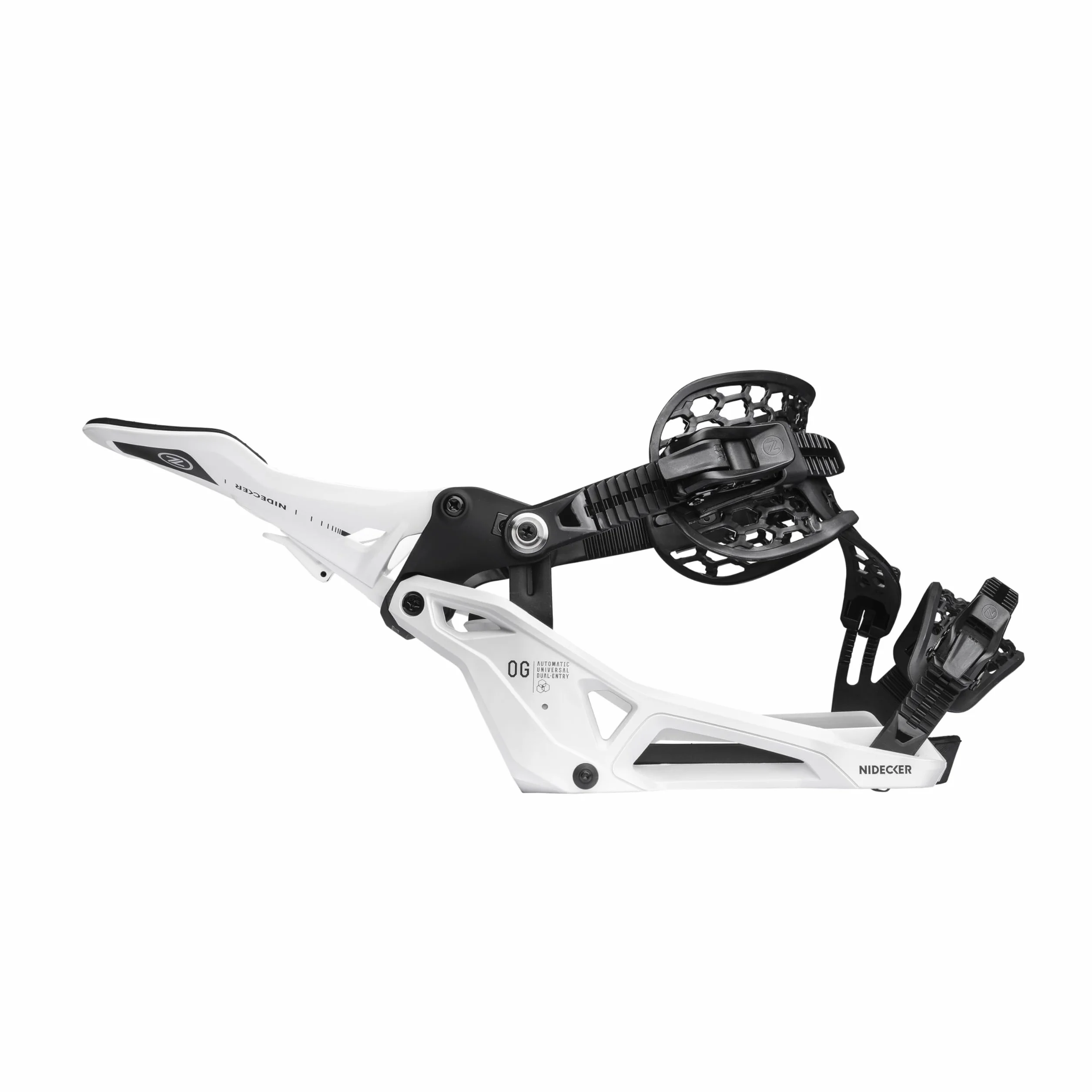 Fixations de Snowboard Nidecker OG Supermatic XL Blanc