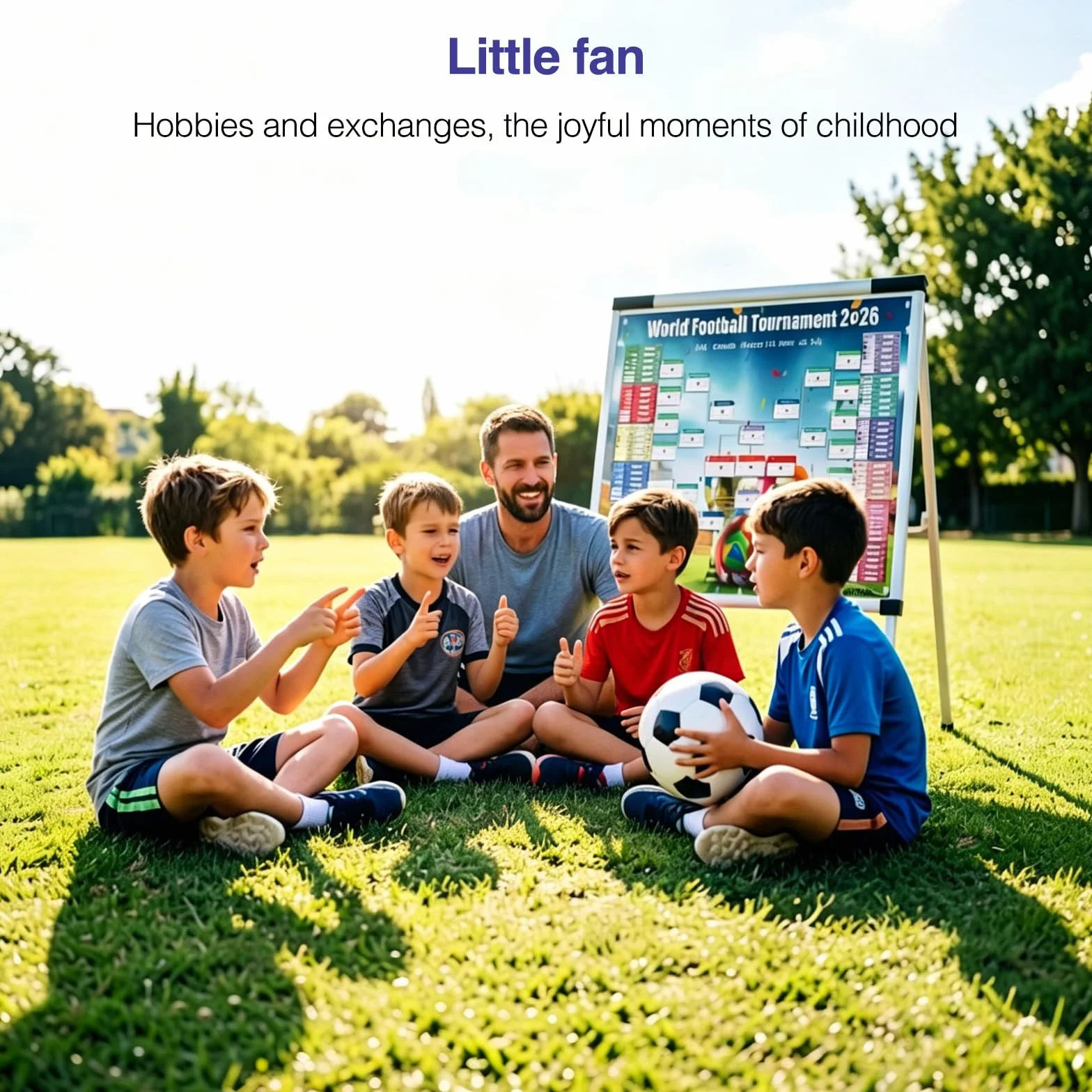 Calendrier Coupe Monde Football 2026 100cm x 150cm 104 Matchs
