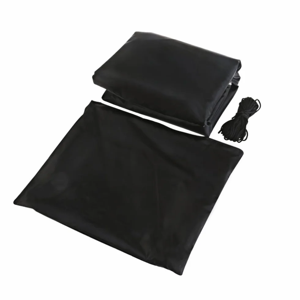 Housse Table Ping Pong Imperméable UV Protection 165x70x185 cm Noir