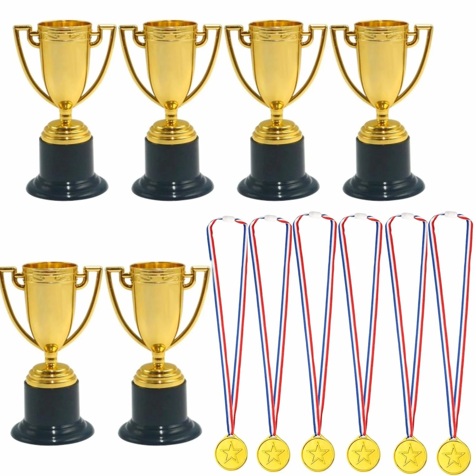 Trophy Cups Tasses de trophée Jeunesse doré Taille Unique