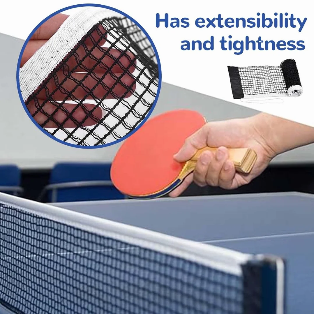 Filet de Ping-Pong Professionnel Portable en Polyester pour Tennis de Table