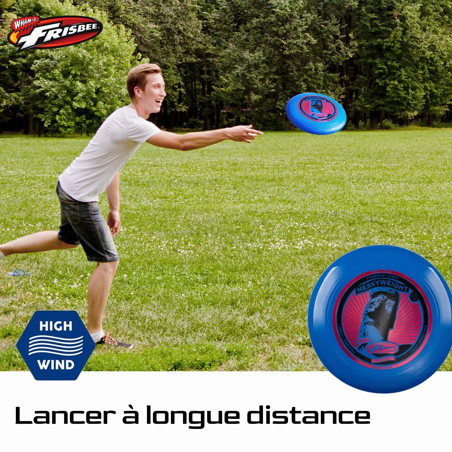 Wham-O Frisbee Heavyweight 200g 27.94 cm Disque Longue Distance Durable Plein Air