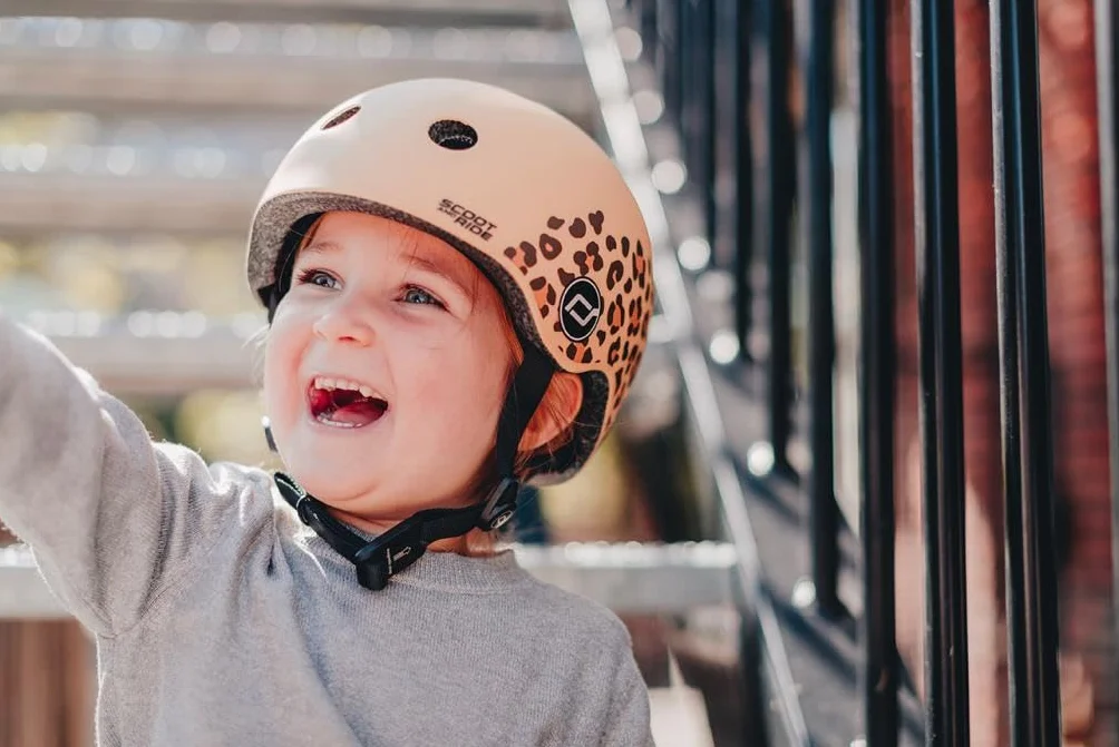 Scoot and Ride Casque XXS-S Motif Leopard