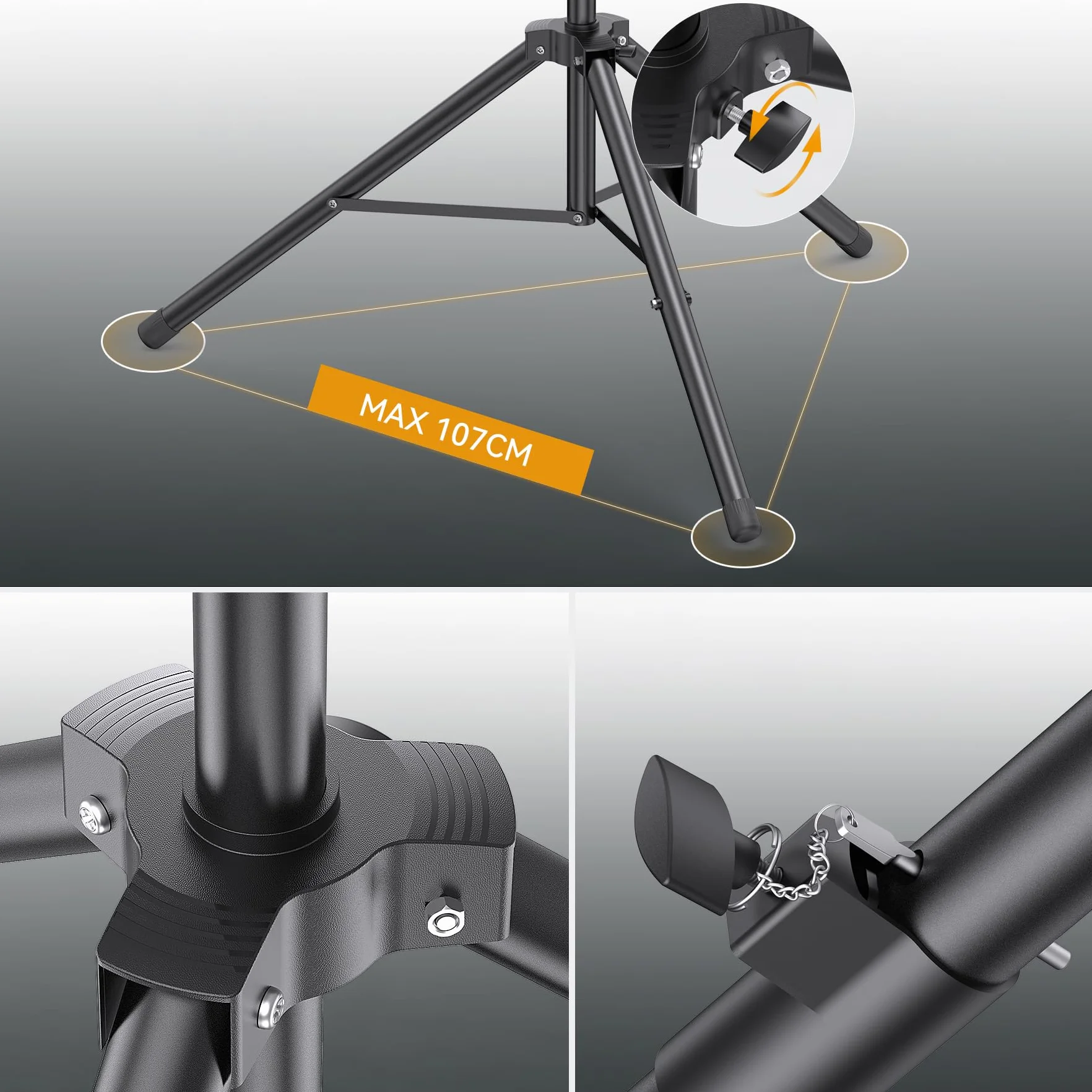 SOLLA Support Trépied Portable pour Cible de Fléchettes Sisal et Électroniques