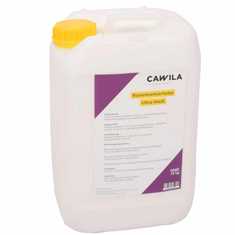 Cawila Ultra Peinture de marquage de pelouse concentrée pour terrain de sport Blanc