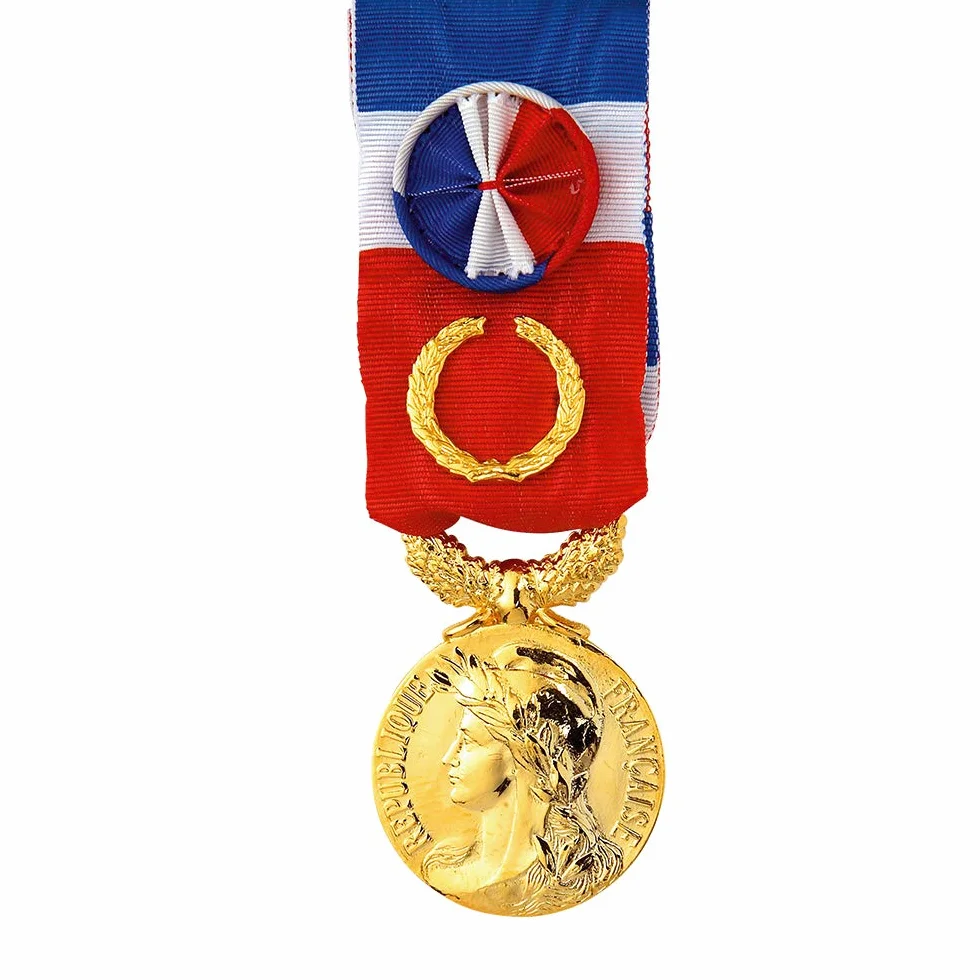Médaille d'Ancienneté du Travail Grand Or 40 Ans