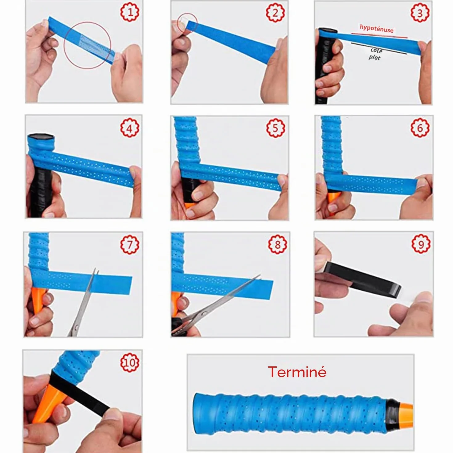 Raquette de Tennis Senston 27 Pouces 68,6 cm pour Débutants Intermédiaires