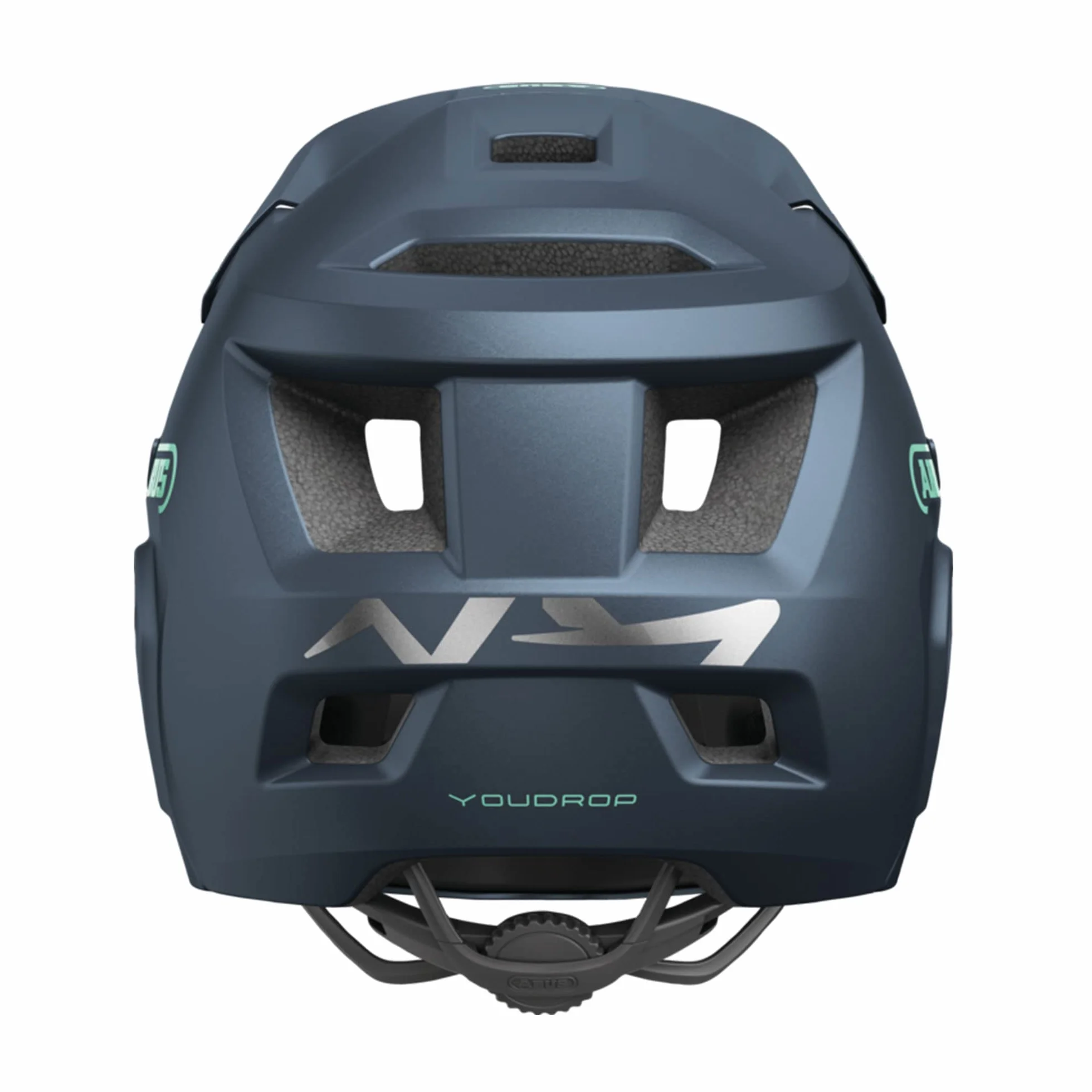 ABUS Casque VTT YouDrop FF intégral Enfants Adolescents mentonnière Amovible