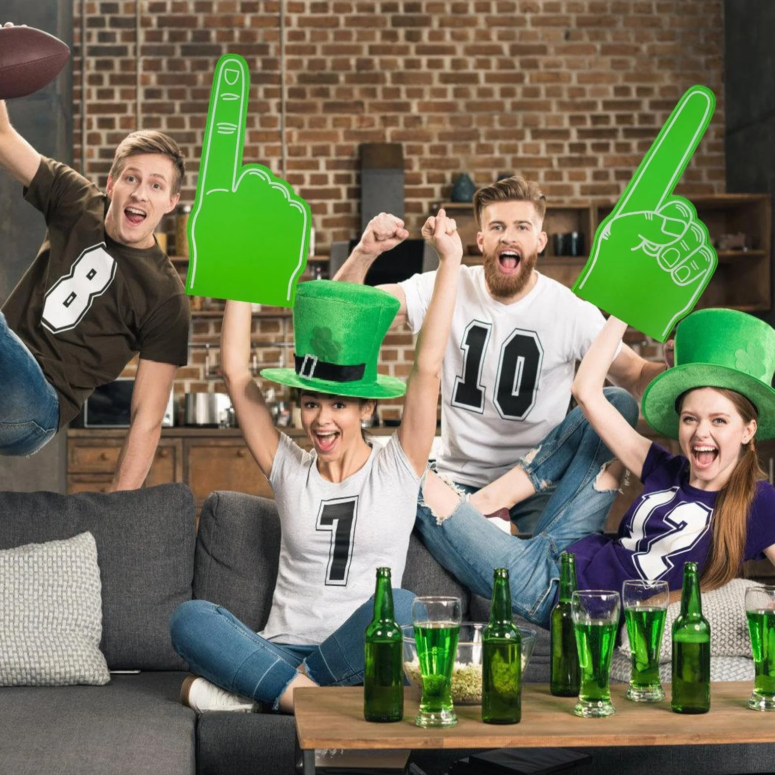Foam Finger en Mousse Géante 18 pouces Sports Fan Cheerleading Props