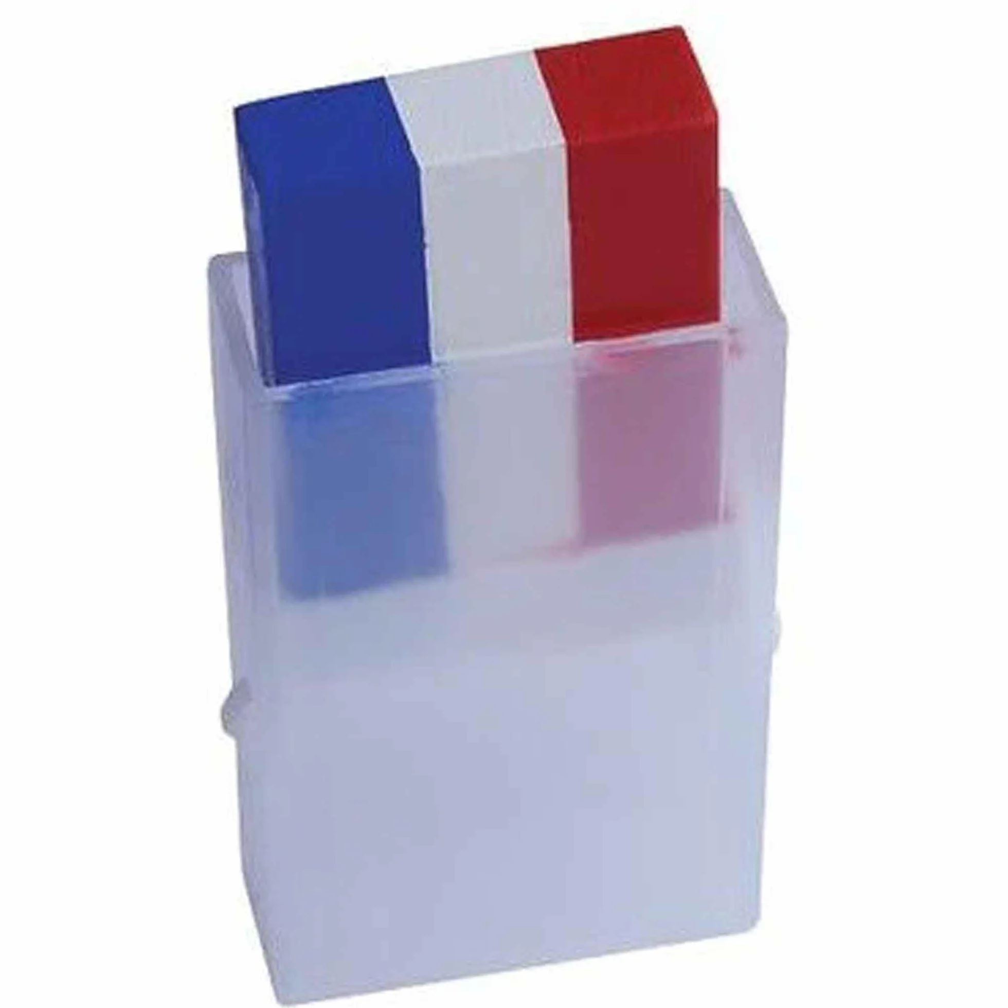 THE REPLICANT Stick Maquillage France Bleu Blanc Rouge Peinture Faciale Supporter Tricolore 4,5 x 3 x 1 cm