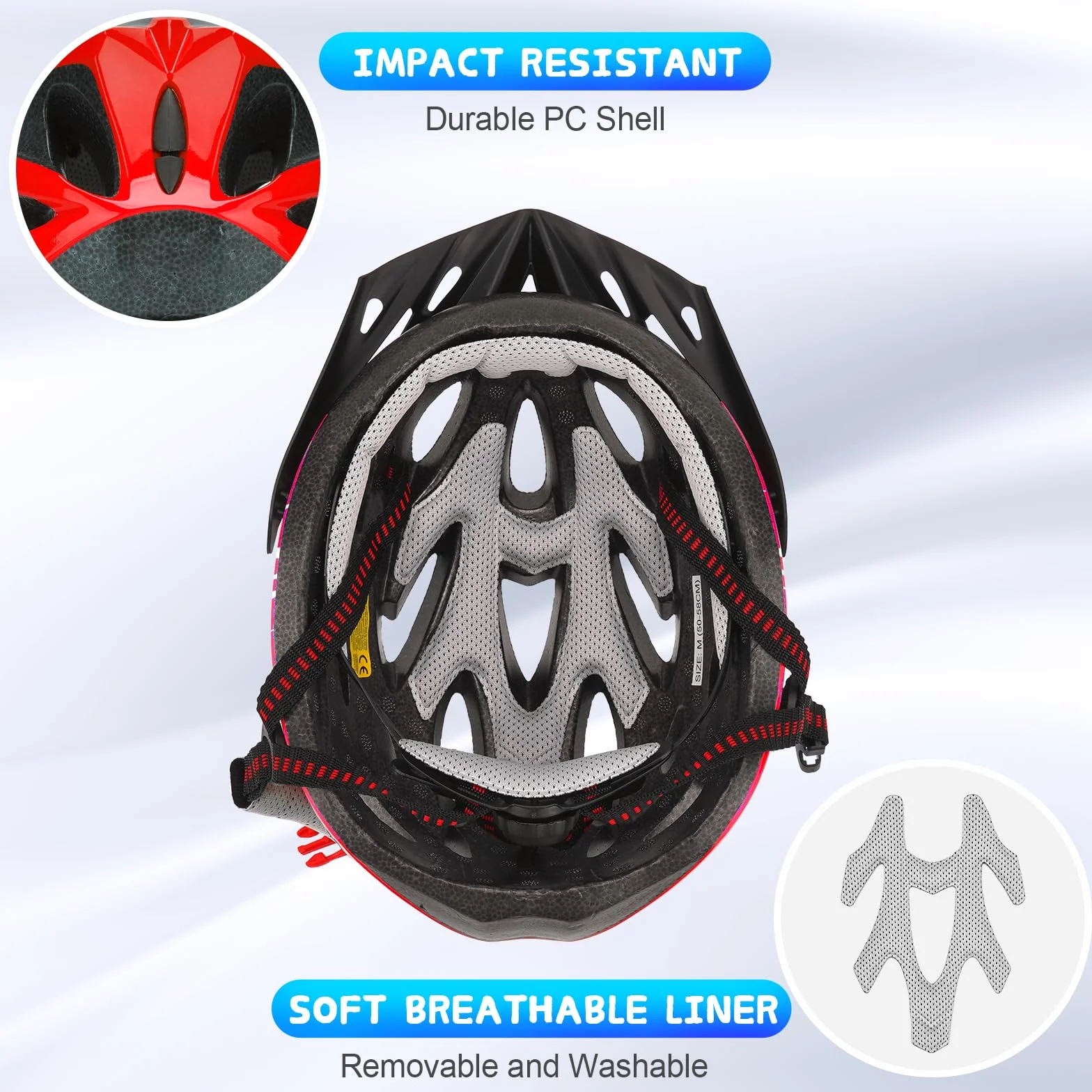 Casque Vélo Enfant Filles Garçons 3-14 Ans Réglable 50-58 cm Cyclisme Roller Skateboard Scooter