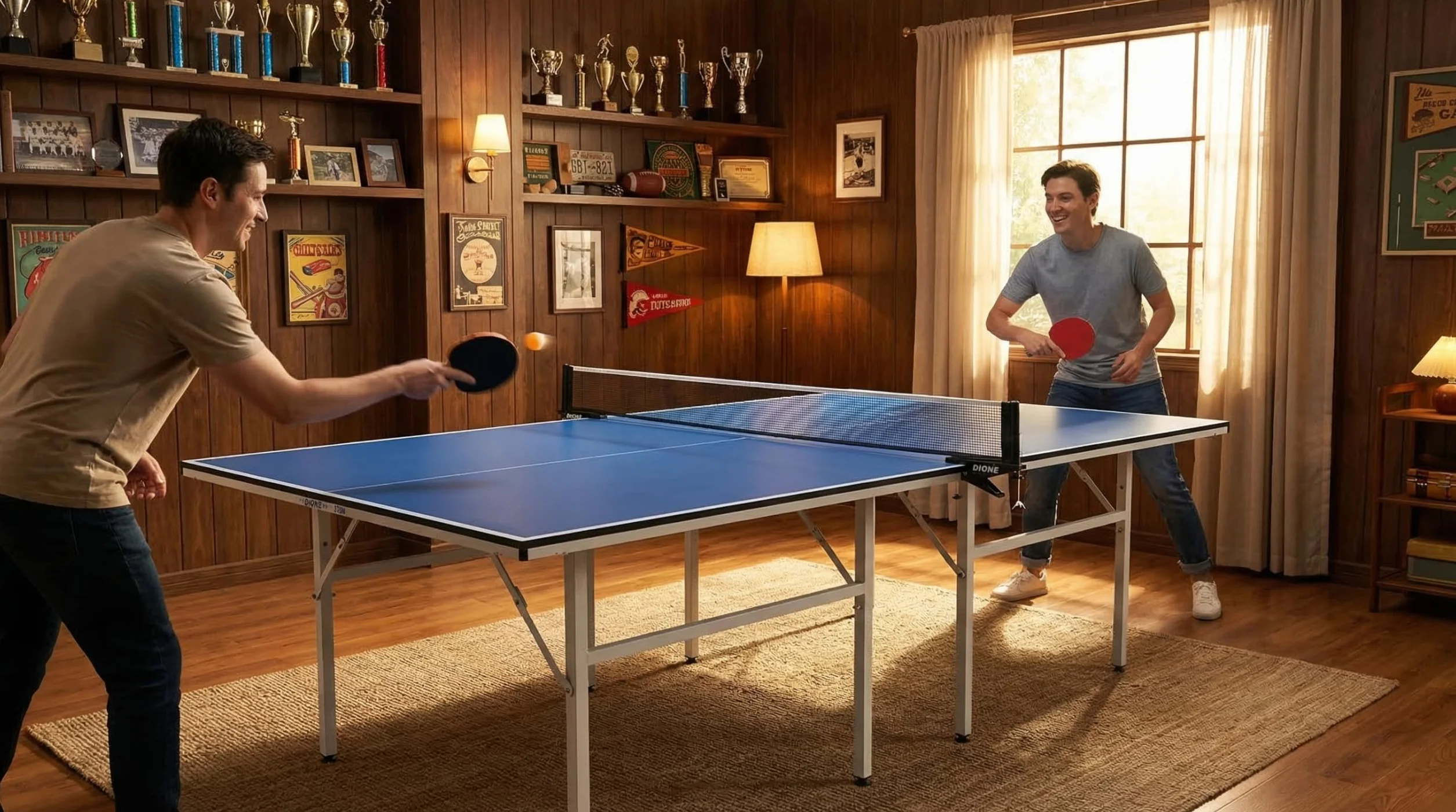 Table de ping-pong S100i Indoor 274 x 152 cm Plateau TT bleu Prémontée 60 kg