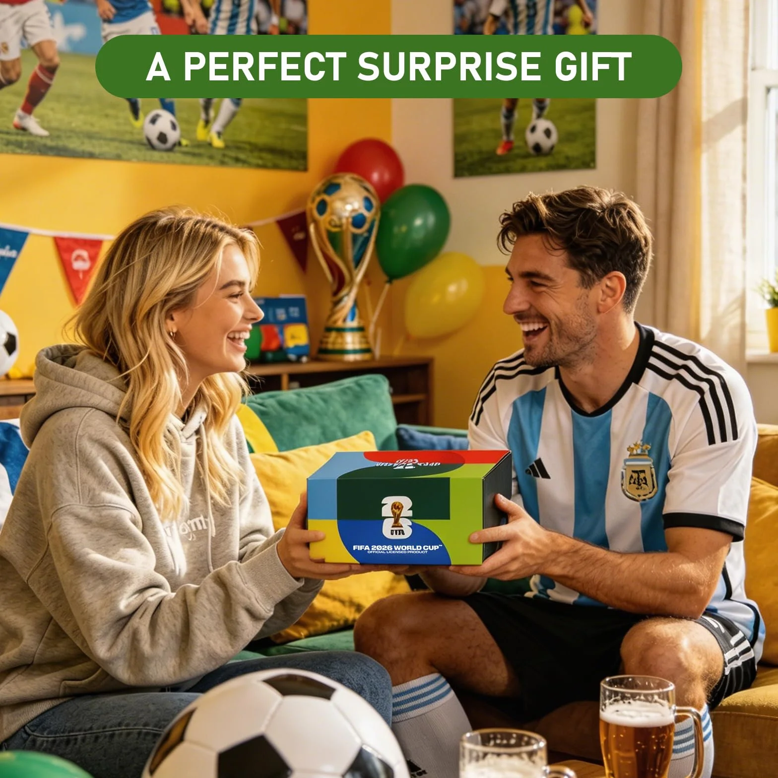 Sanyetral FIFA World Cup 2026 3PCS Figurines de Mascottes Multicolore, Clutch, Zayu, Maple, Jeu de Court-B 6 cm