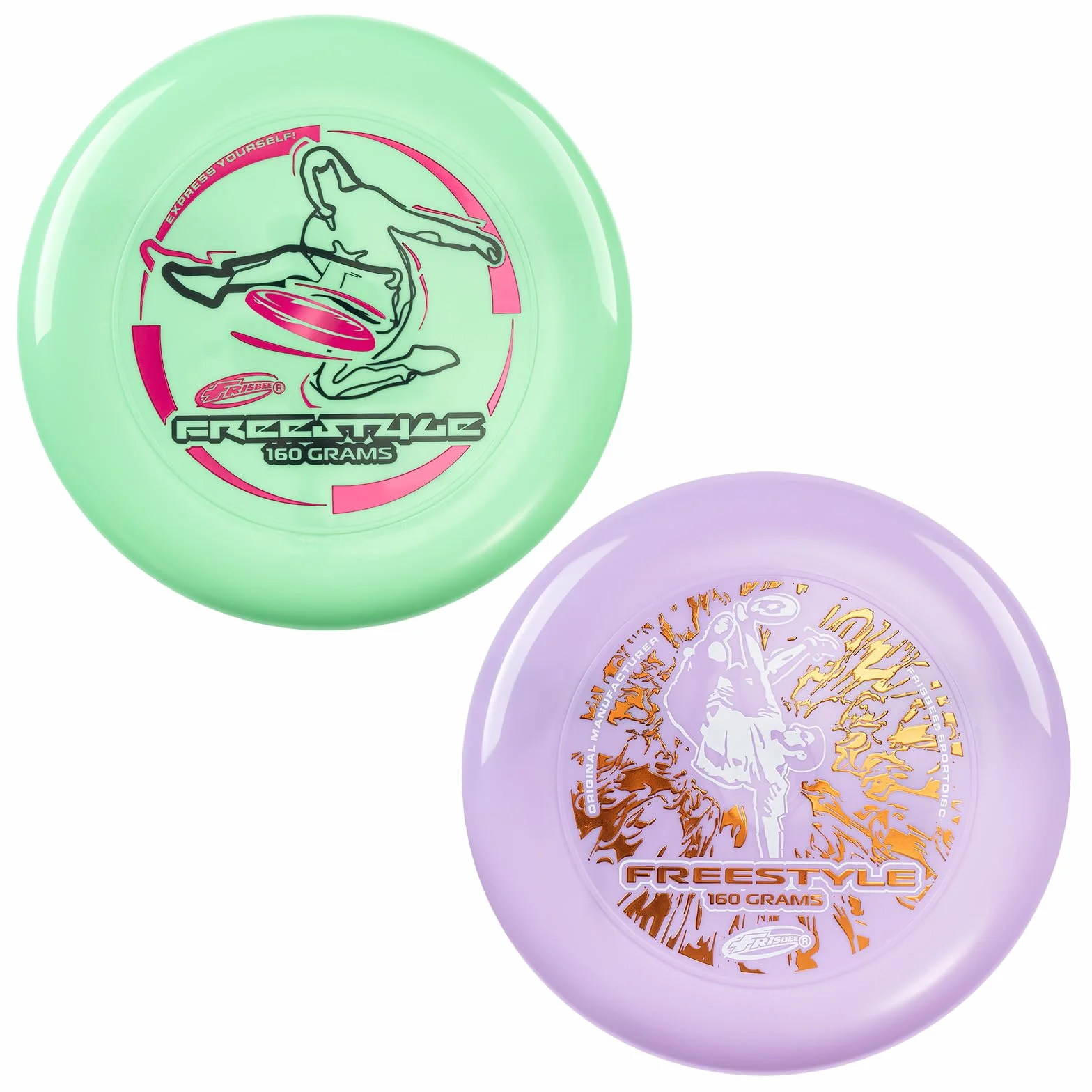 Wham-O Frisbee Freestyle Disc 160g 26.67cm PE Durable Flexible Extérieur Plage